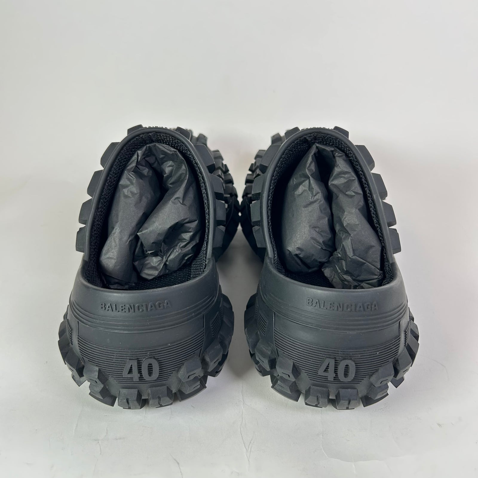 Balenciaga Black Defender Clogs