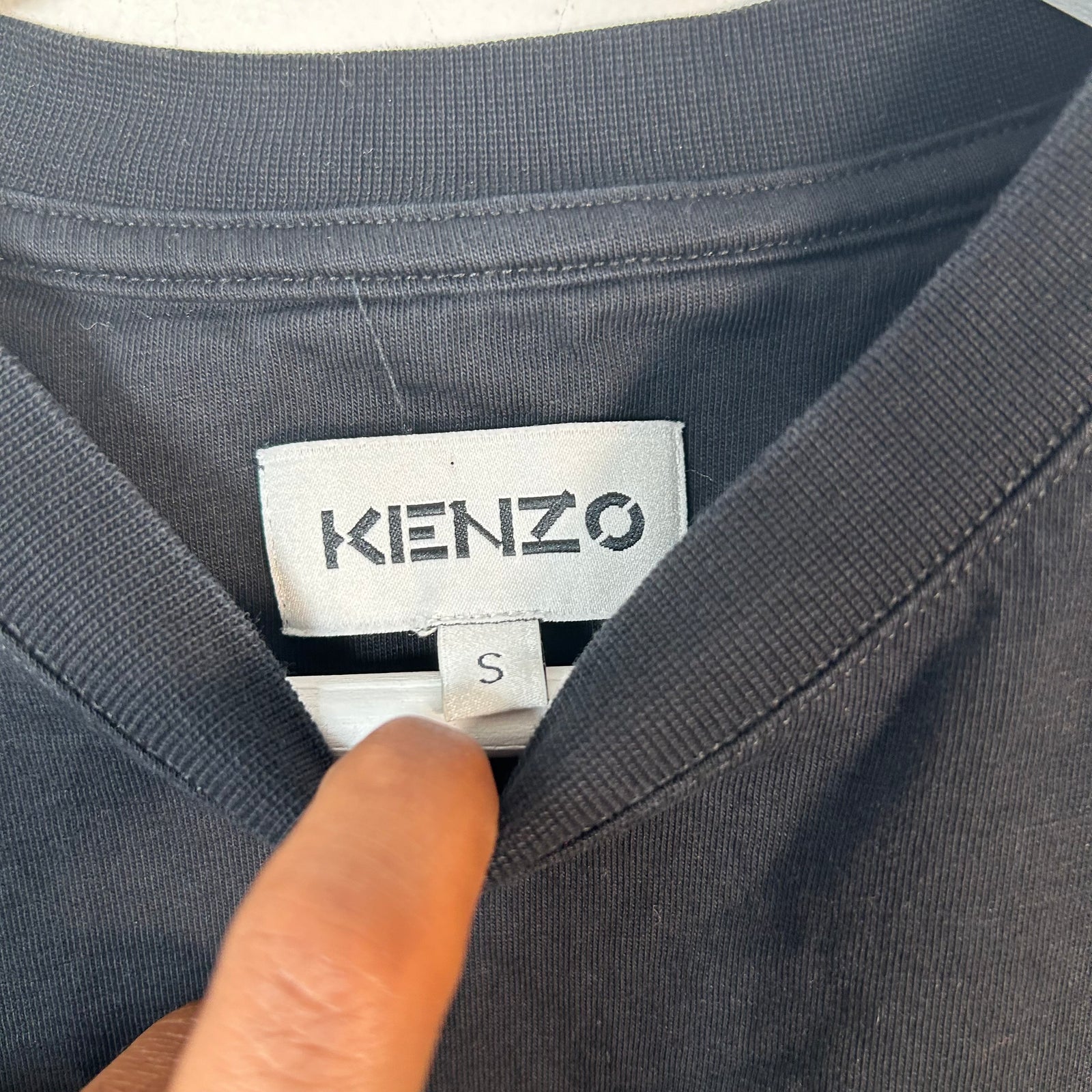 Kenzo Black Logo T-Shirt Size S