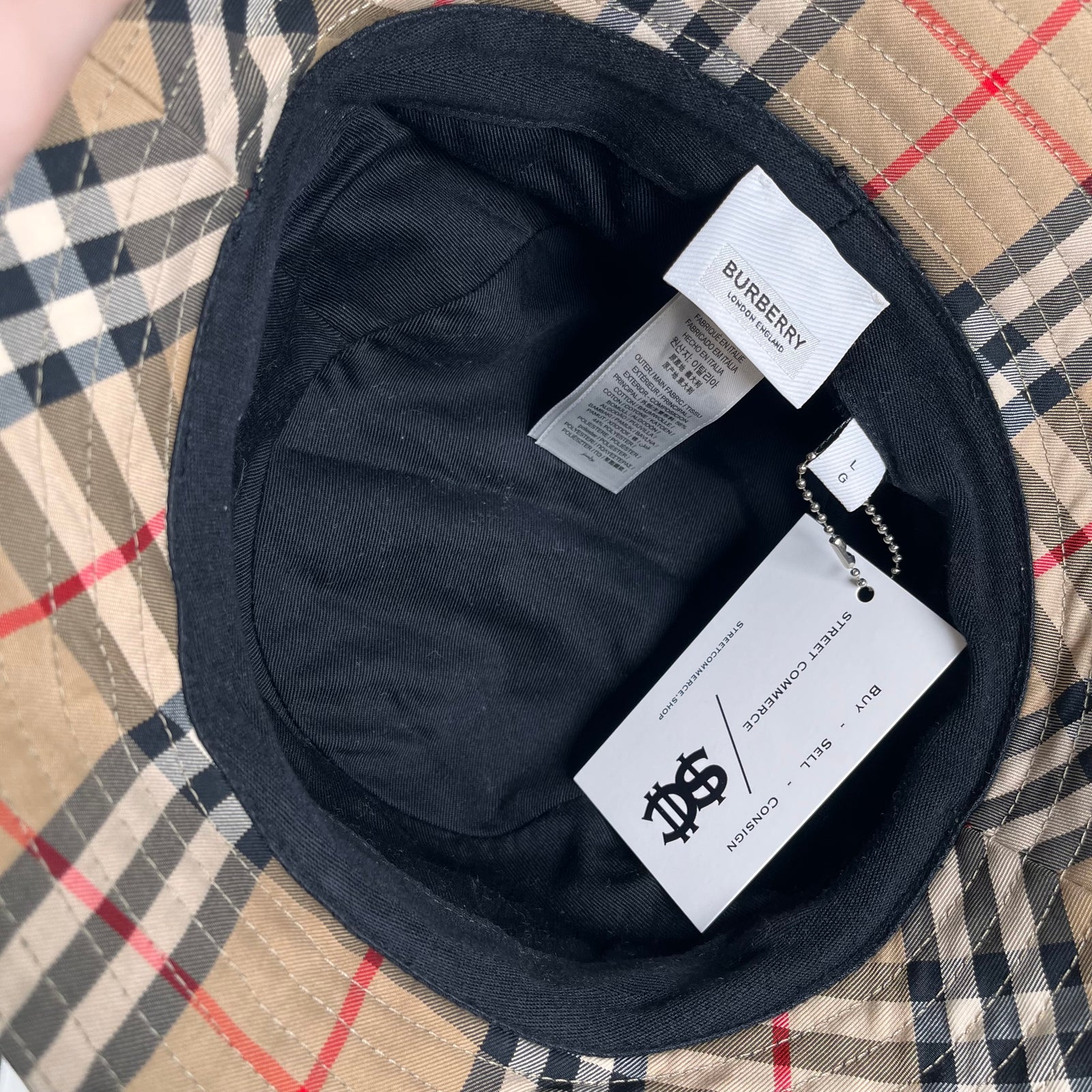 Burberry Plaid Bucket Hat