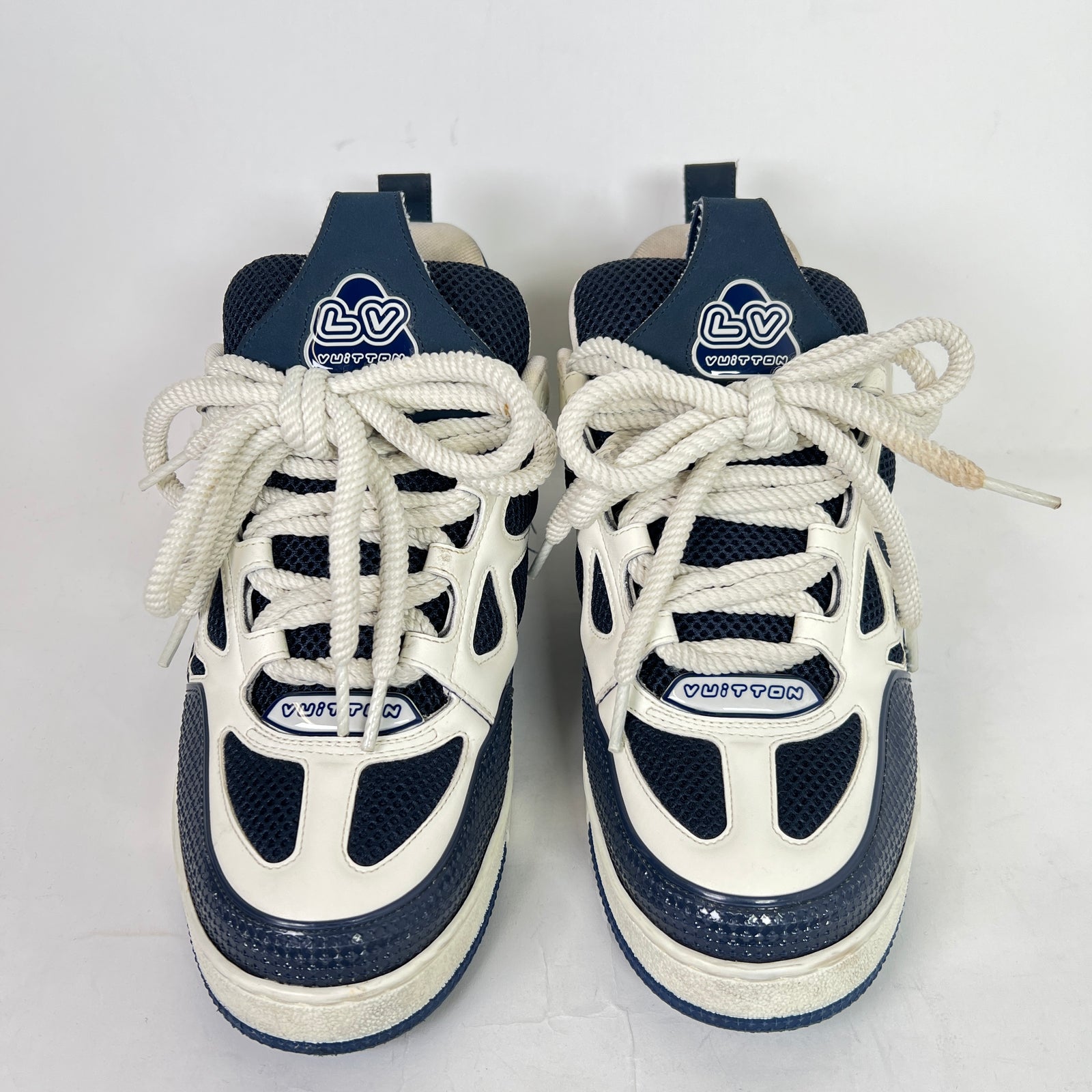 Louis Vuitton Navy Skate Sneakers