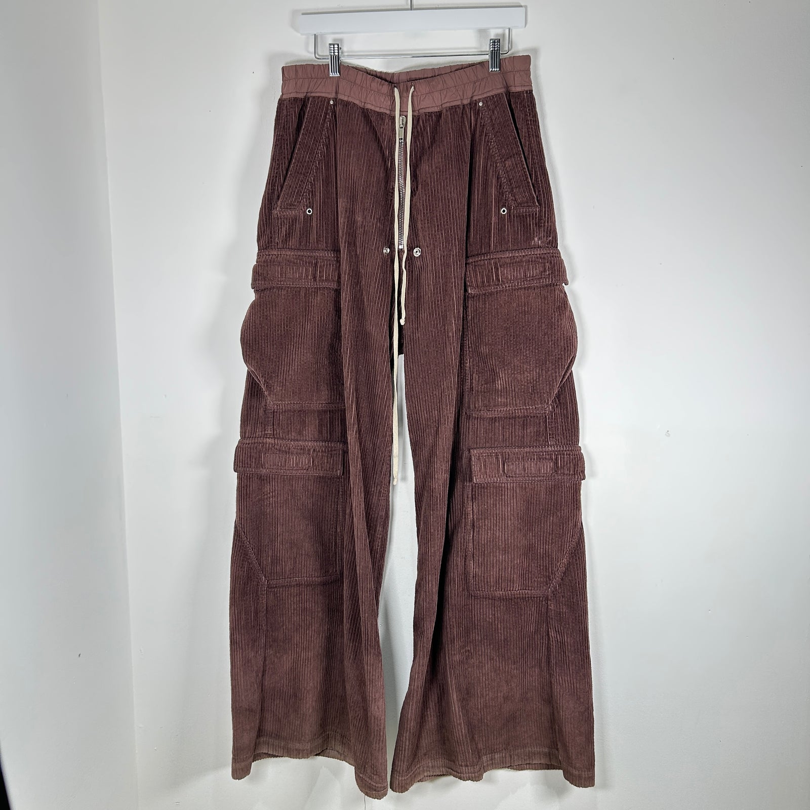 Rick Owens Mauve Corduroy Bela Cargos Size L
