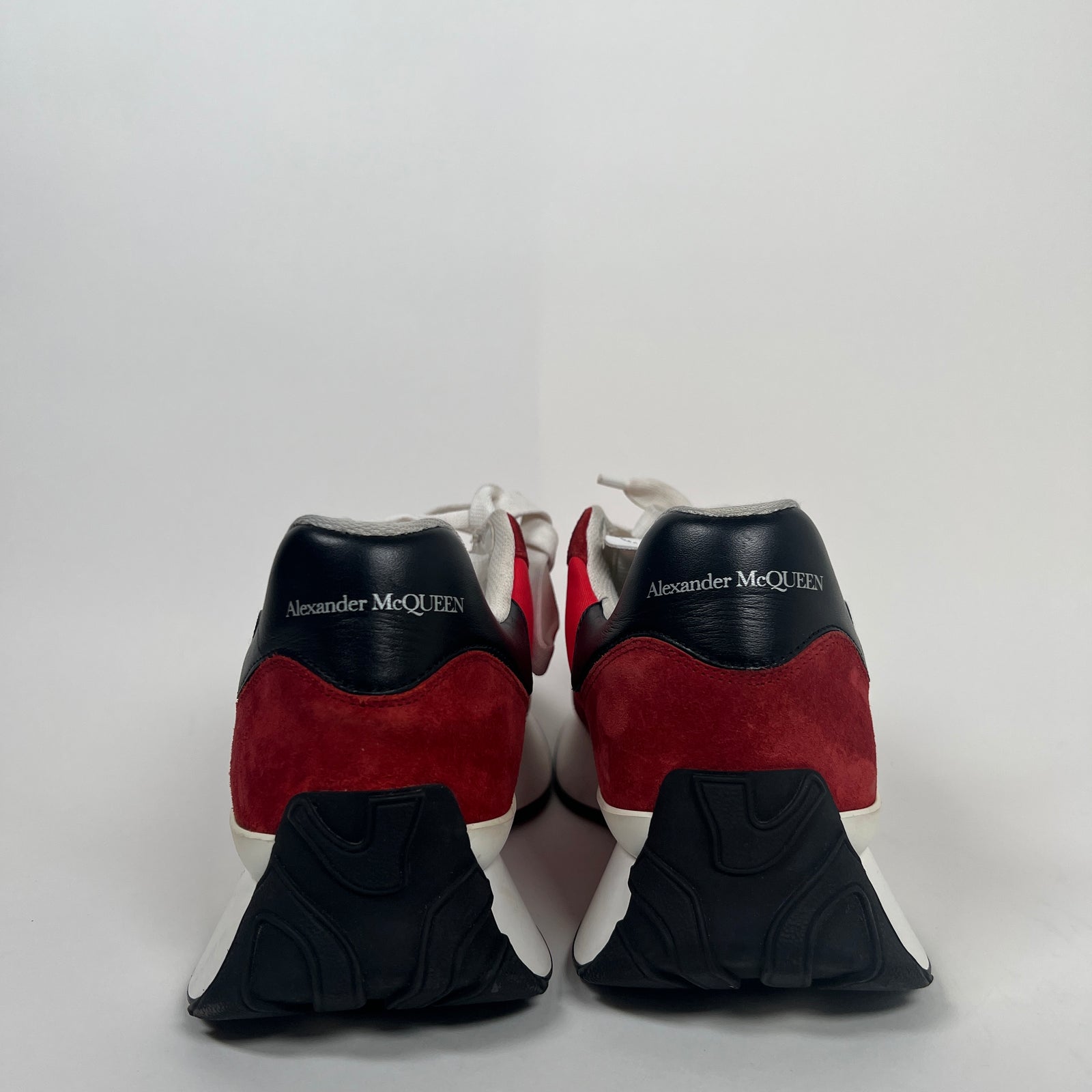 Alexander McQueen Red Sprint Runner Size 43