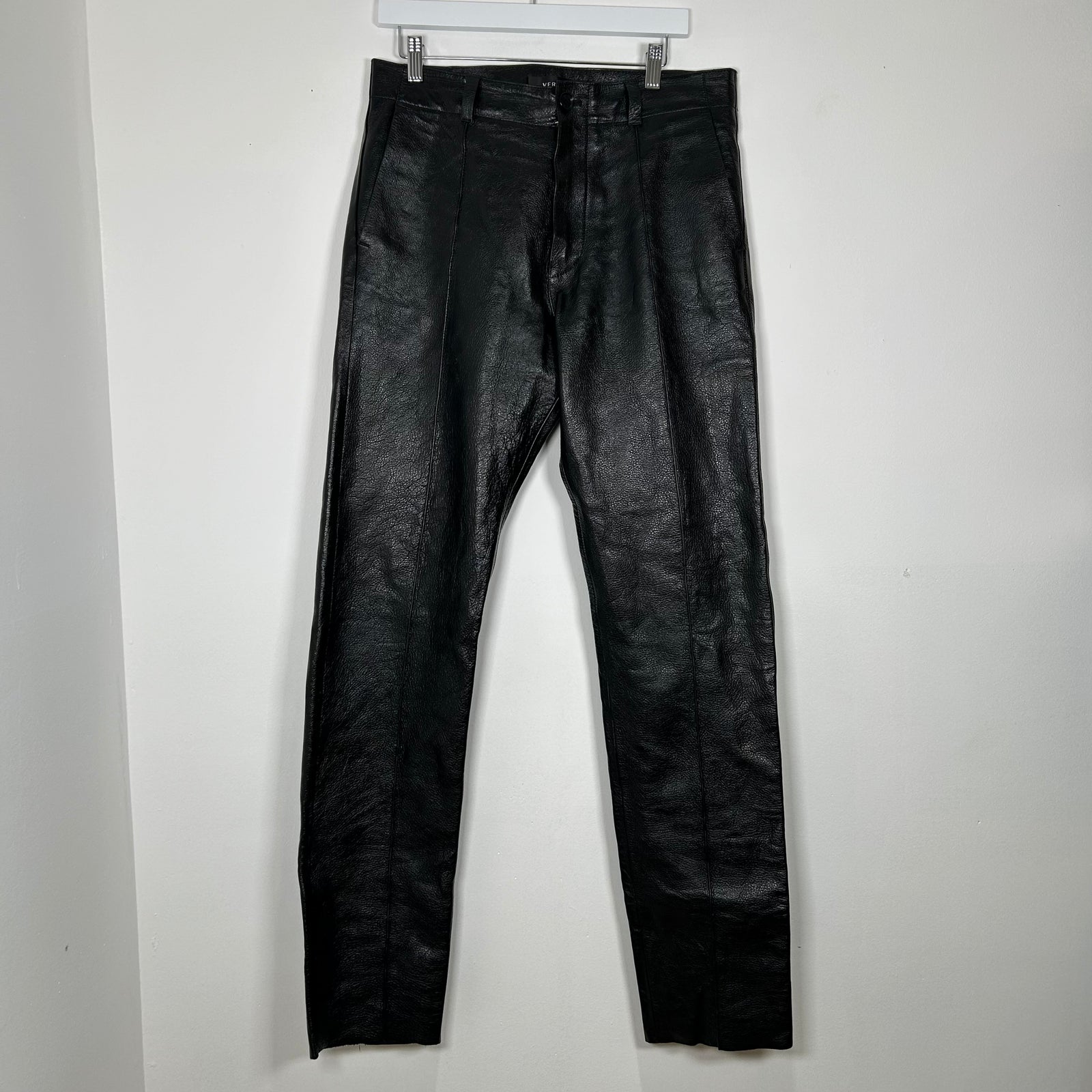 Versace Leather Pants Size M