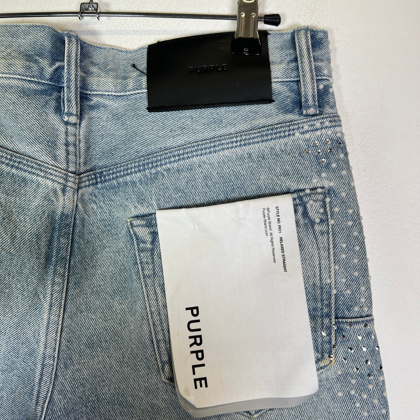 Purple Brand Sandstone Pearlized Straight Jeans