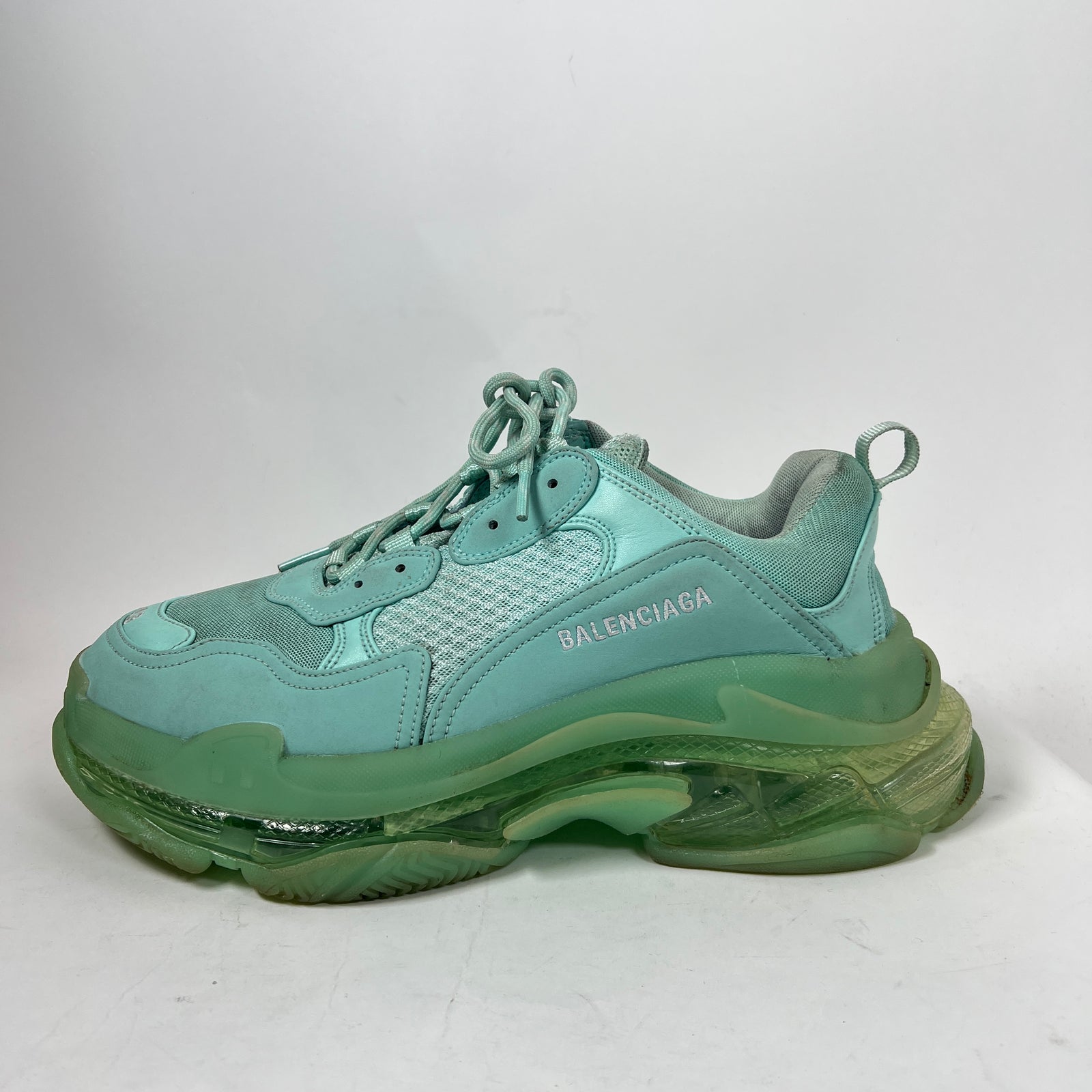 Balenciaga Mint Triple S Sneaker Size 43