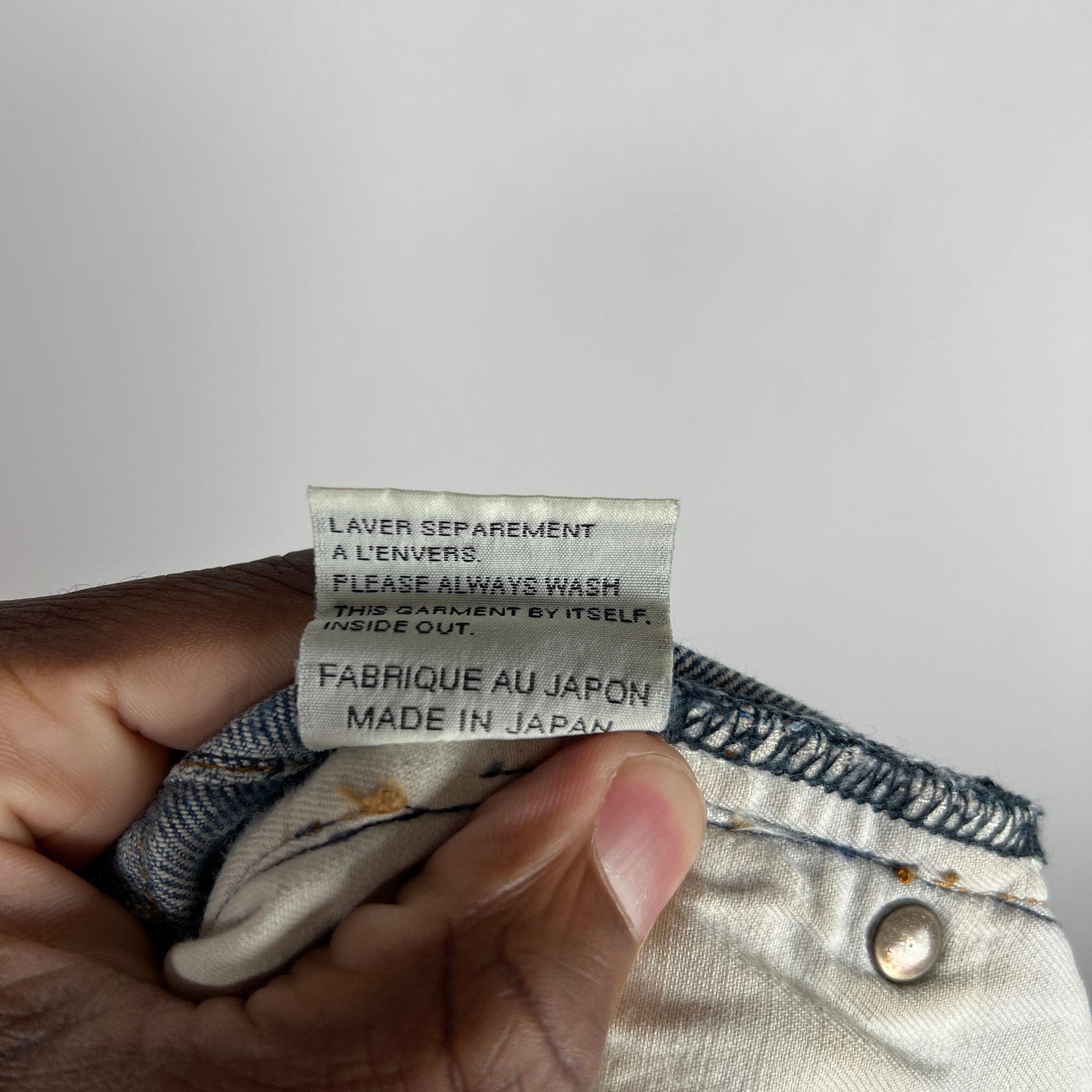 Dior Blue Clawmark Jeans Size 30