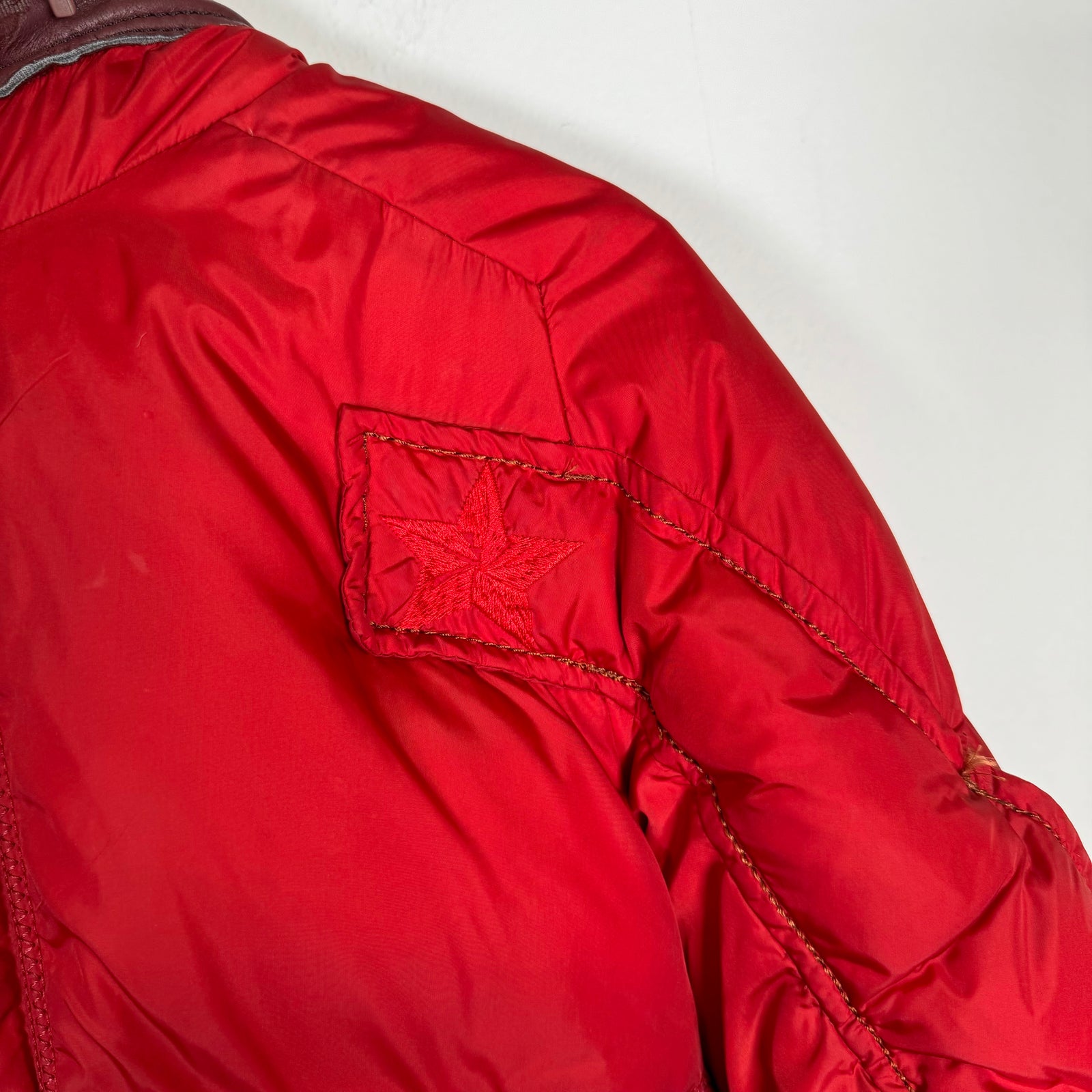 MFG Red Mowhawk Jacket Size S