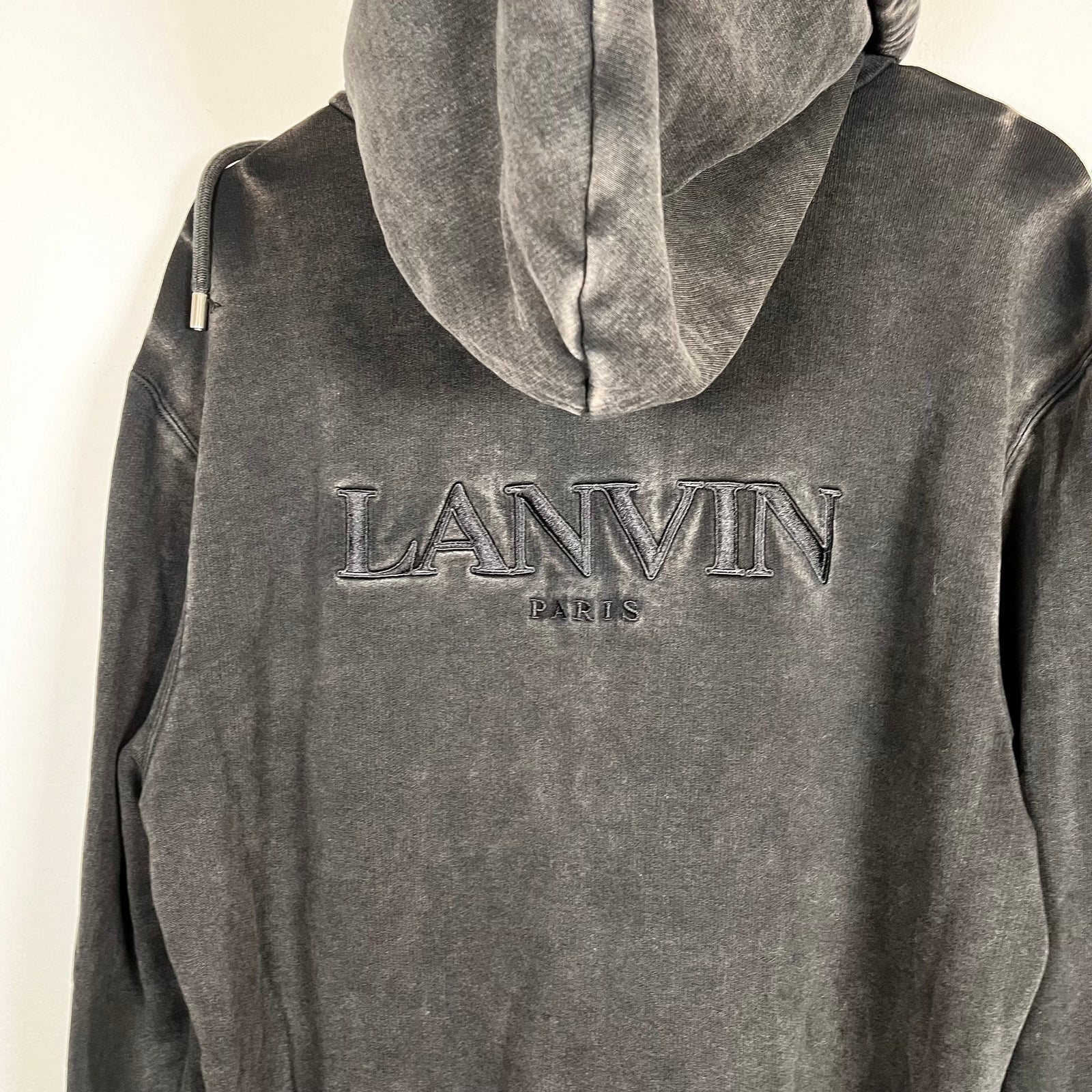 Gallery Dept. x Lanvin French Logo Paint Splatter Hoodie Size L