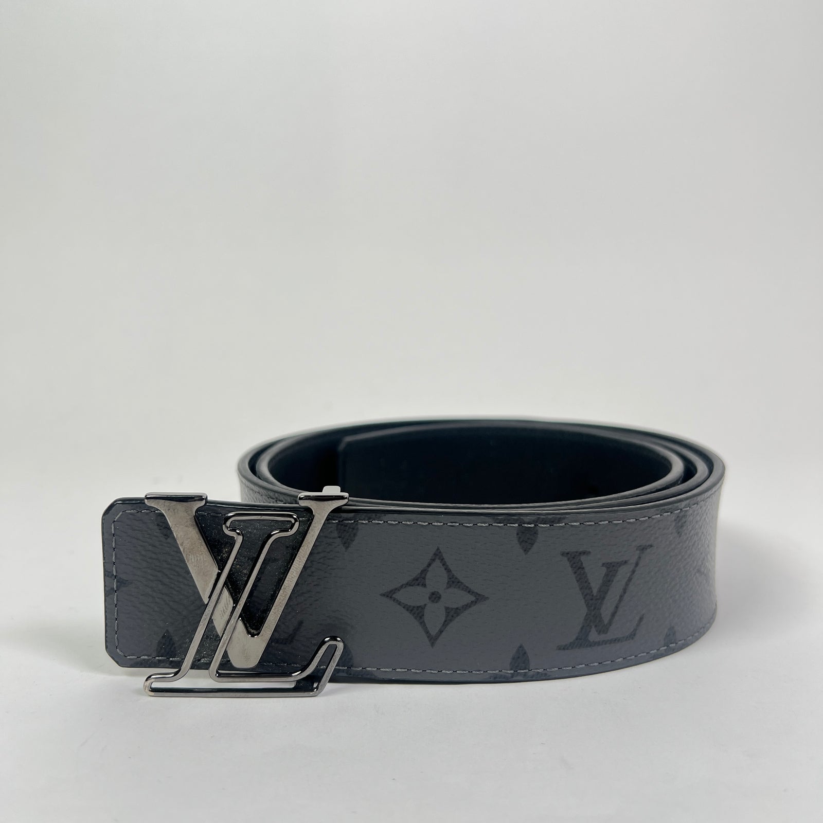 Louis Vuitton Eclipse Monogram LV Initiales Belt