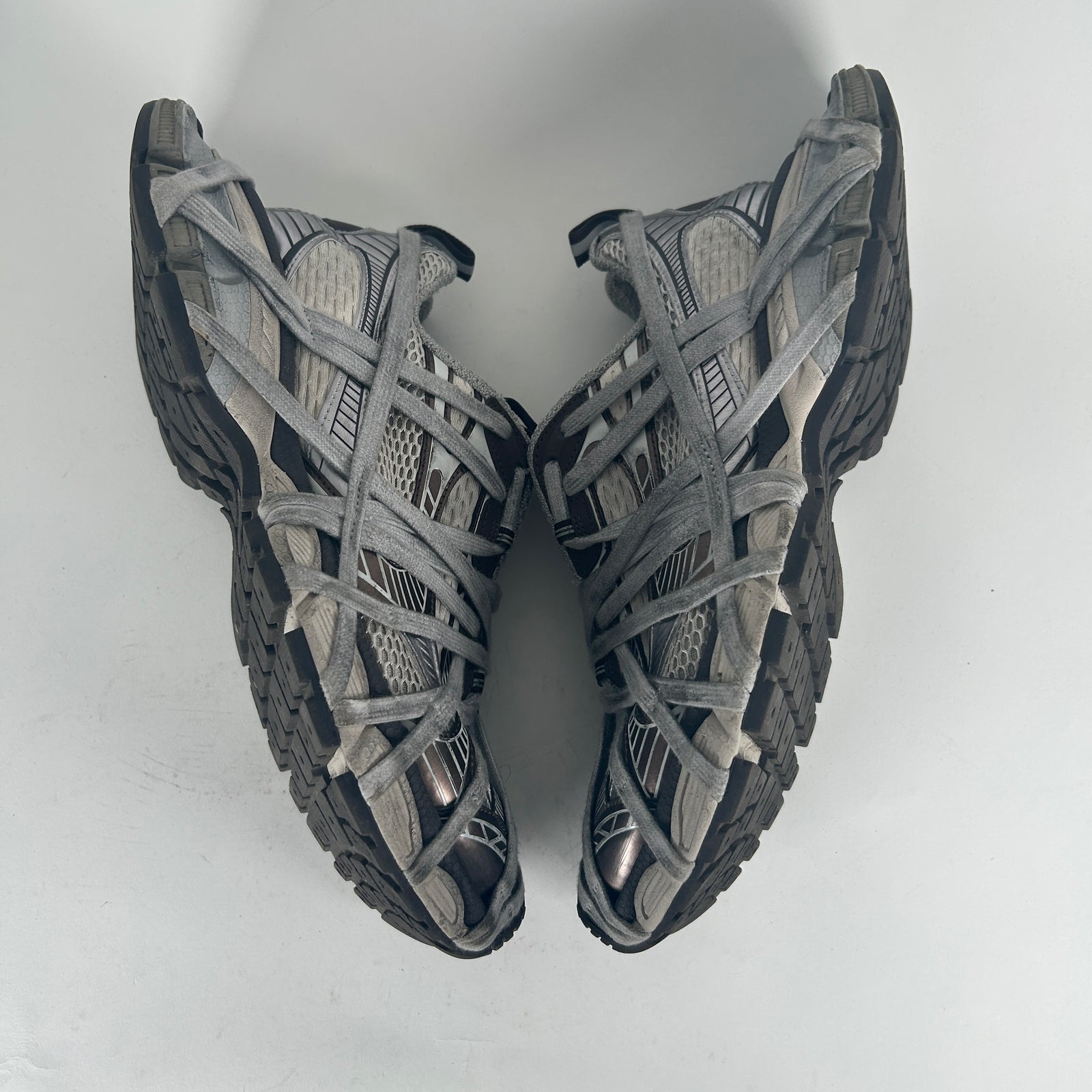 Balenciaga Grey 3XL Extreme Laces Sneaker Size 44