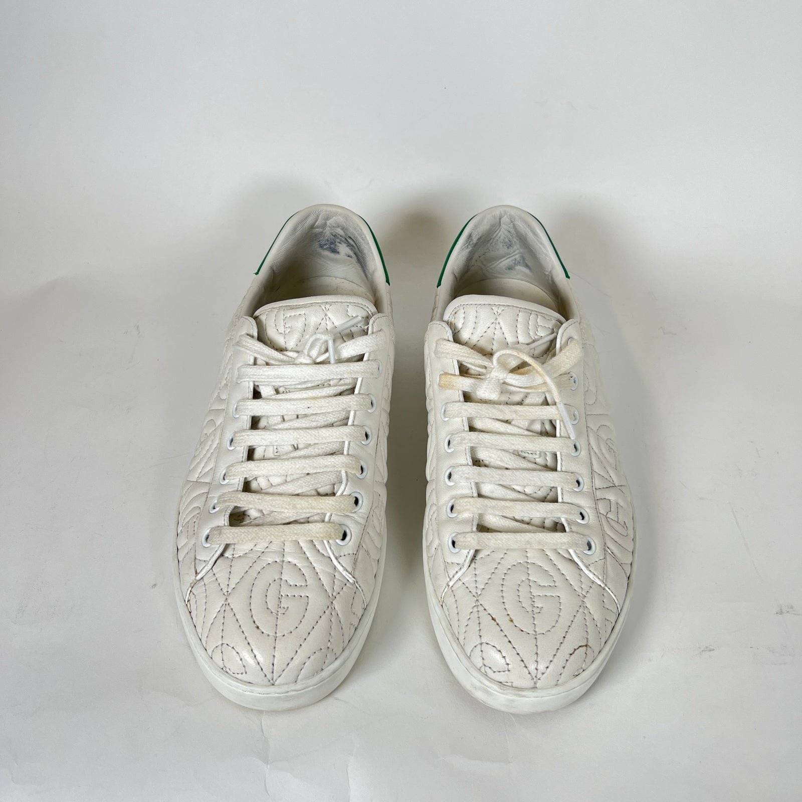 Gucci Green Ace Rhombus Sneaker Size 9