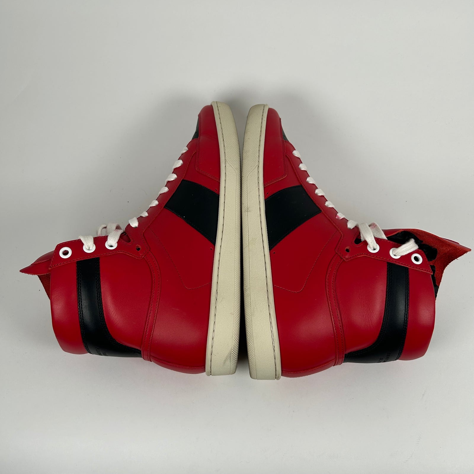 Saint Laurent SL/10H Court Inverse Bred High Tops Size 41