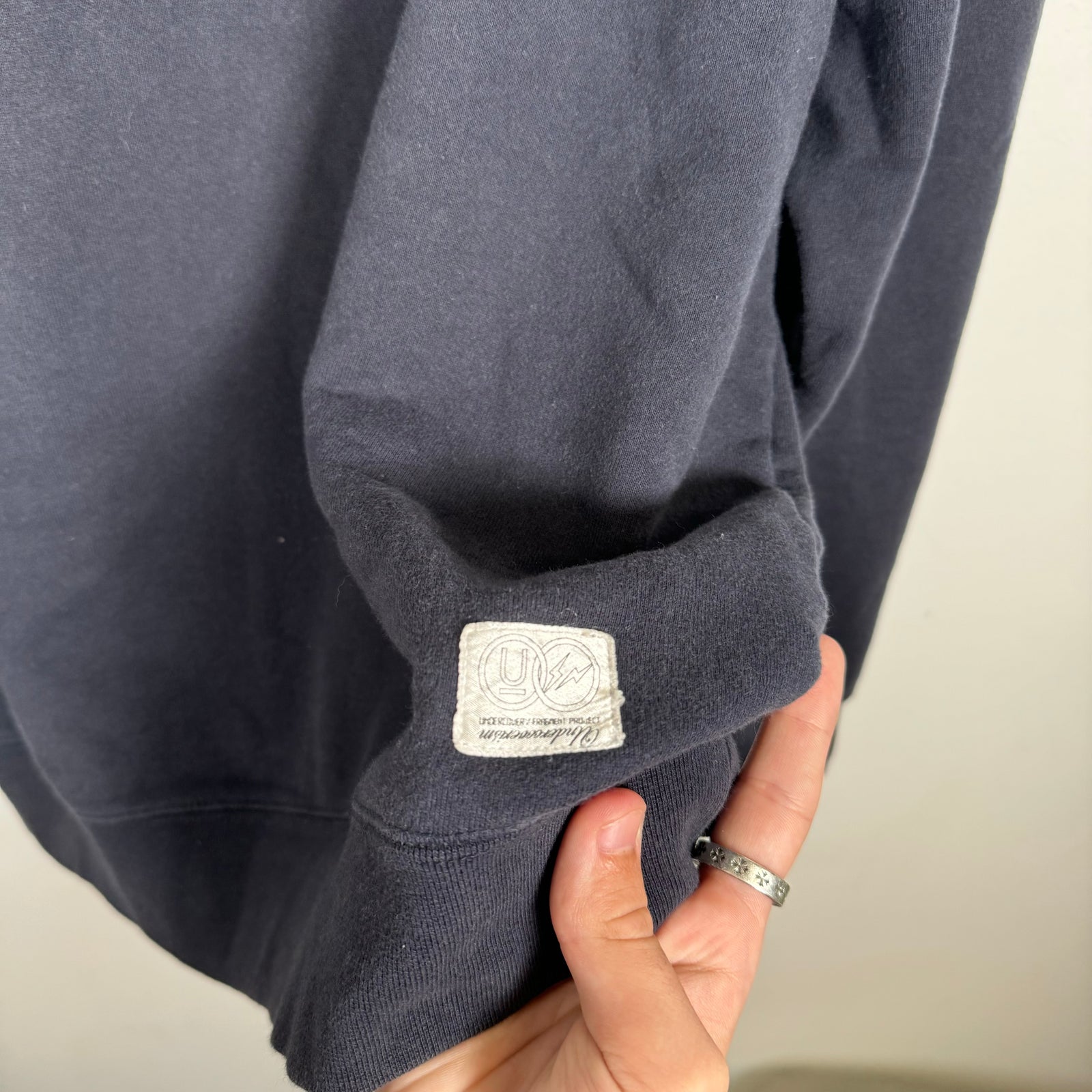 Undercover 'Chaos' Navy Crewneck Size L