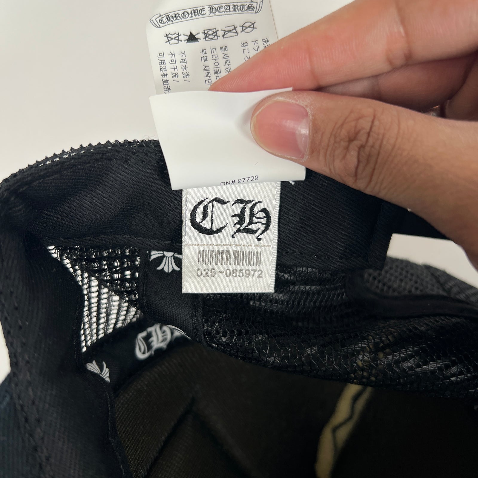 Chrome Hearts Black CH Hollywood Trucker