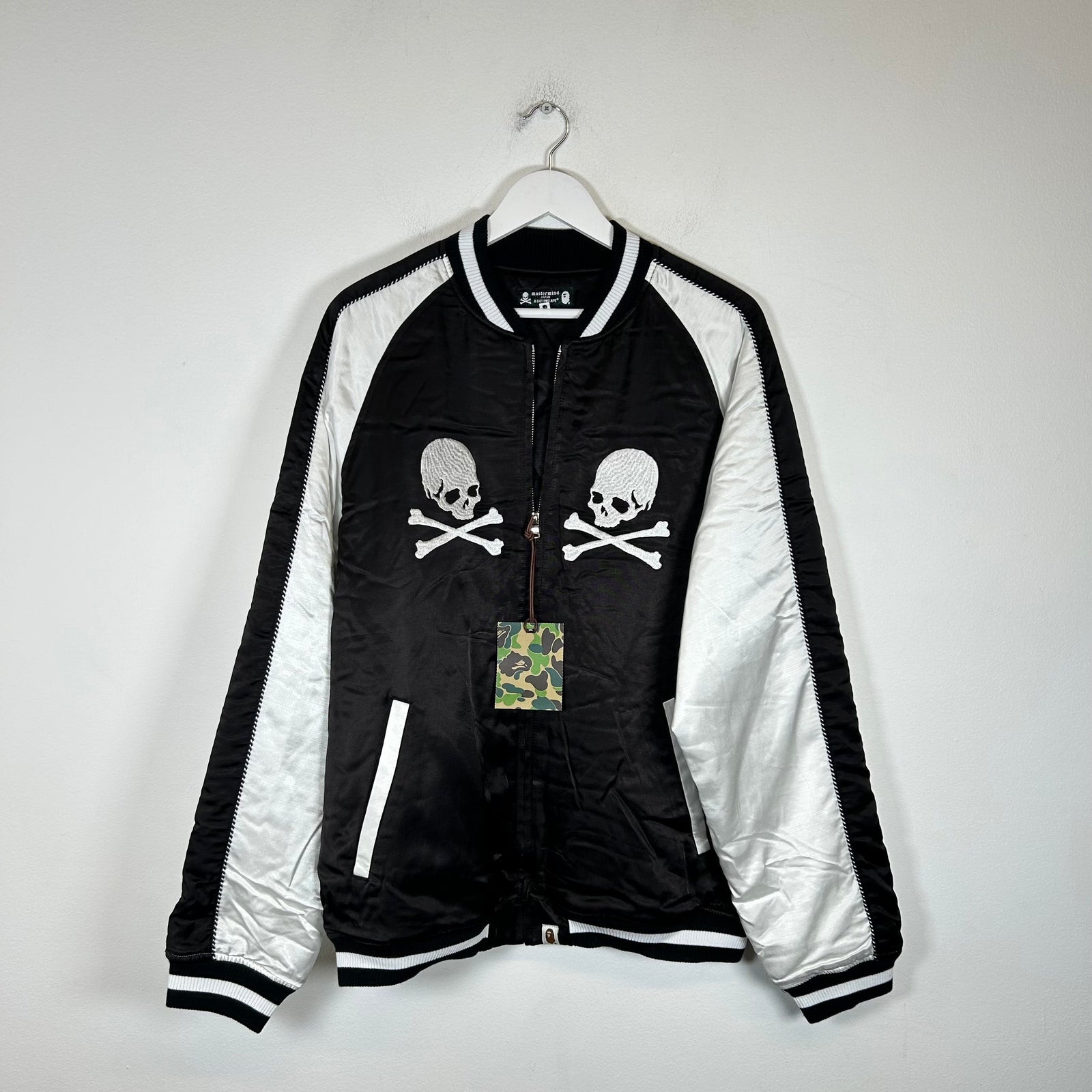 Bape x Mastermind Black Souvenir Jacket Size XXL