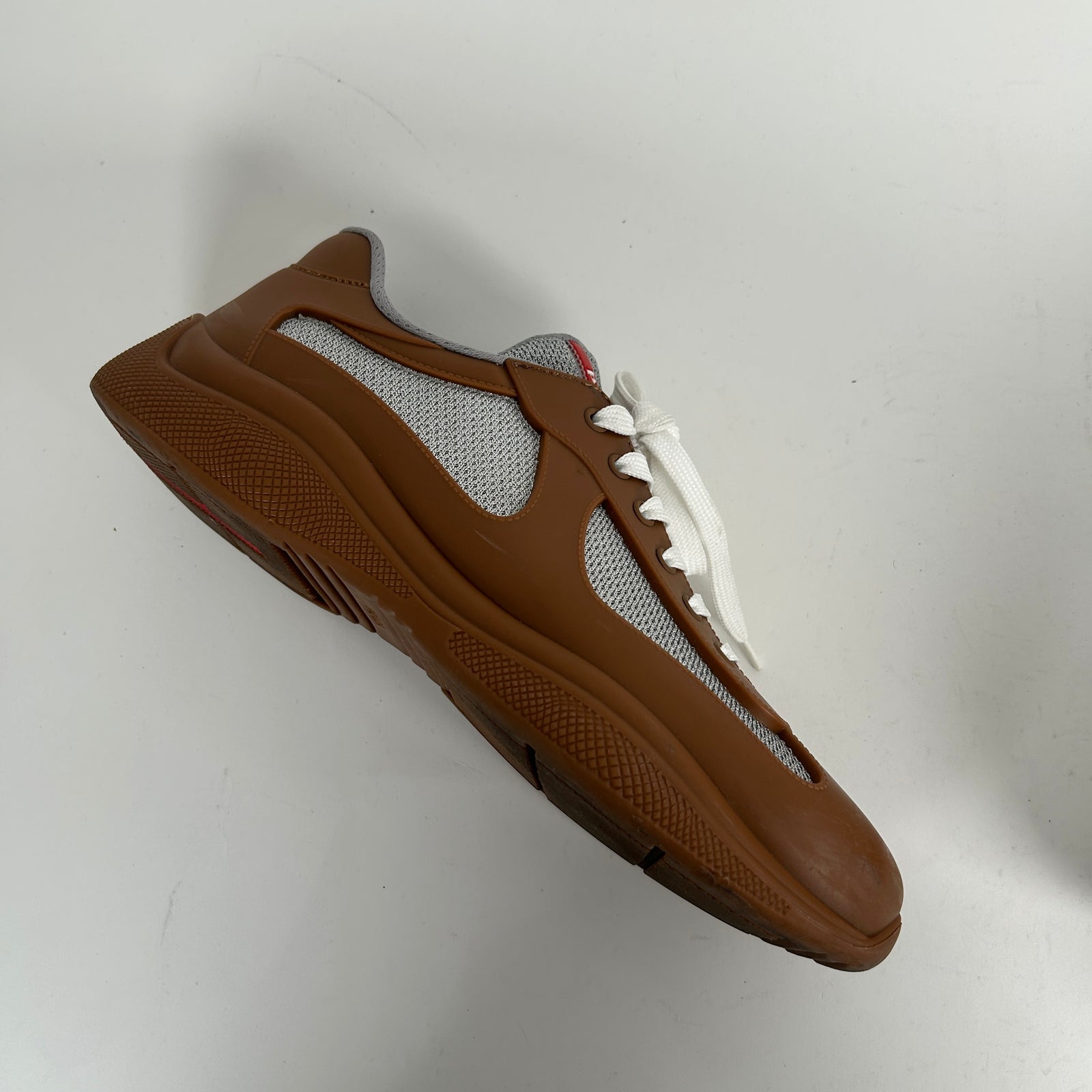 Prada Brown Rubber Cups Size 44