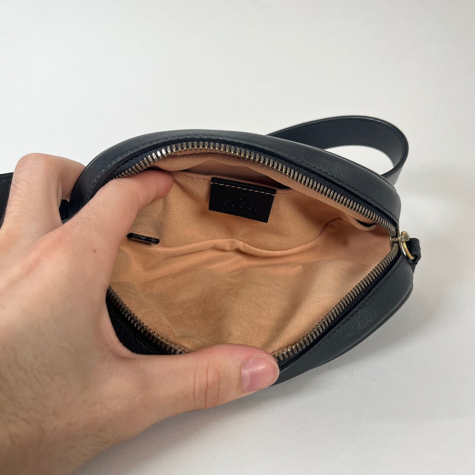 Gucci Marmont GG Oval Belt Bag