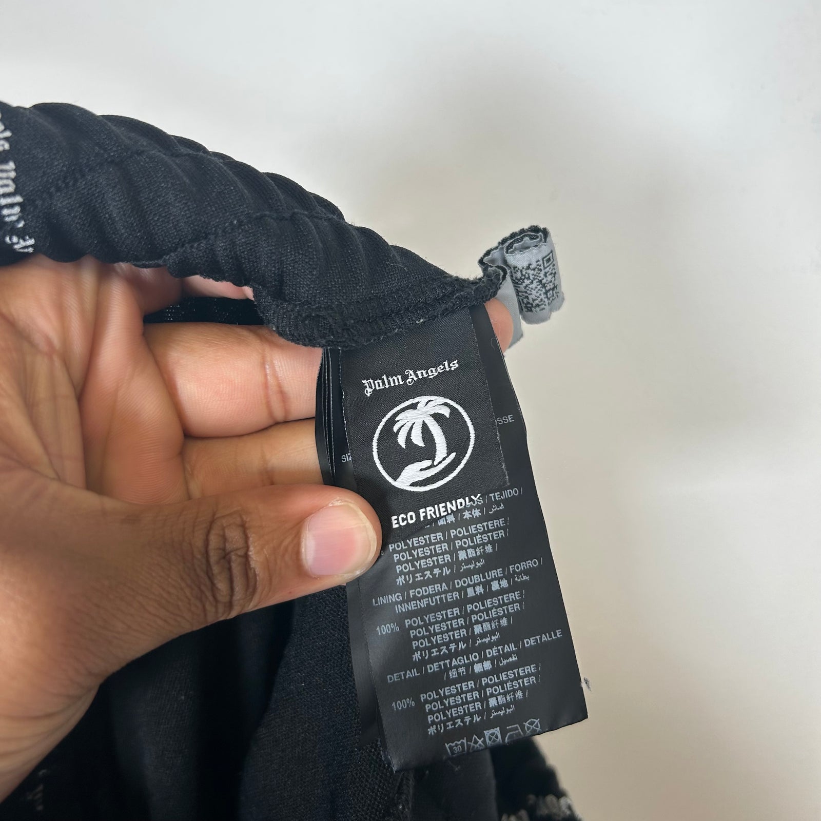 Palm Angels Black Spider Web Track Pants Size M