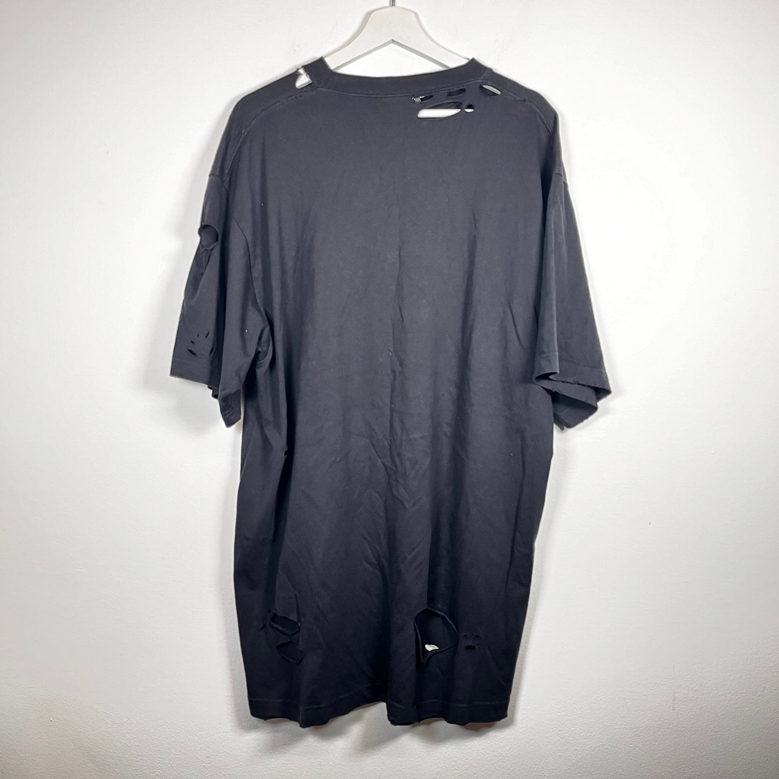 Balenciaga Destroyed Logo T-Shirt Size XXS