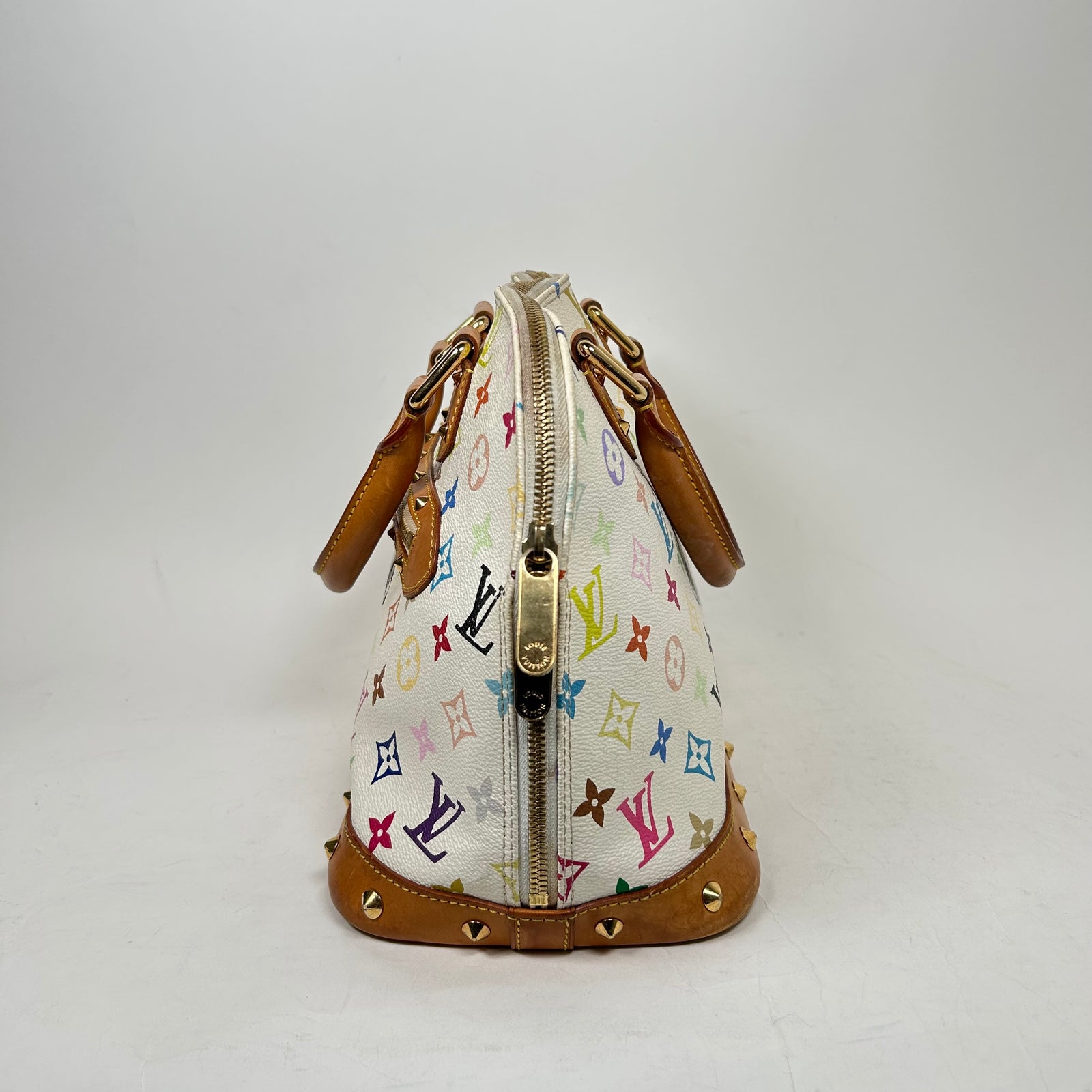 Louis Vuitton x Murakami White/Multicolor Monogram Alma Bag