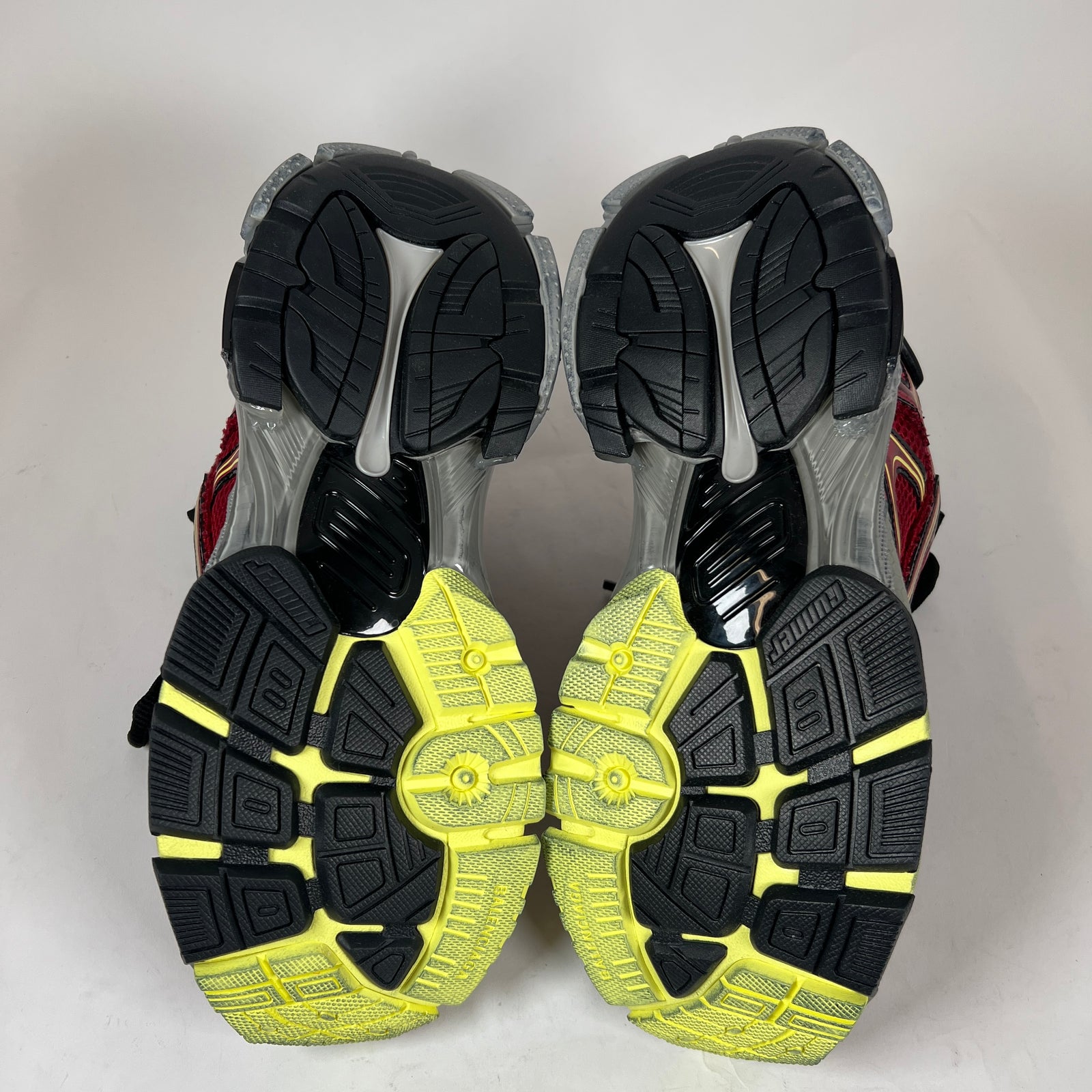 Balenciaga Red/Fluorescent Yellow Runners Size 41