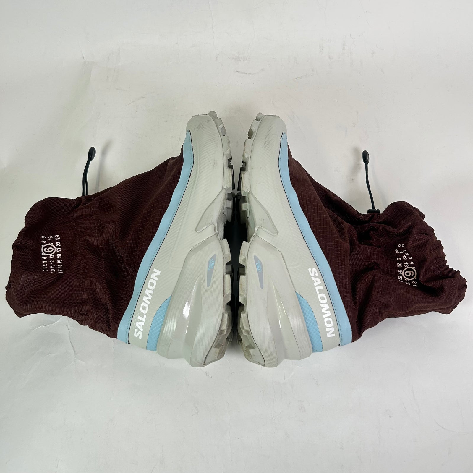 MM6 Margiela x Salomon Brown/Blue Cross Mid Sneaker Size 43