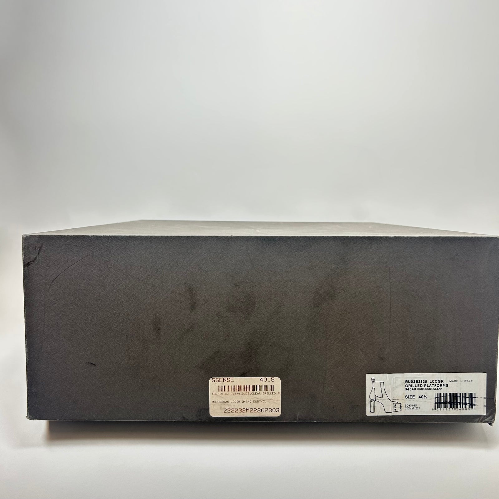Rick Owens Dust Suede Kiss Heels Size 40.5
