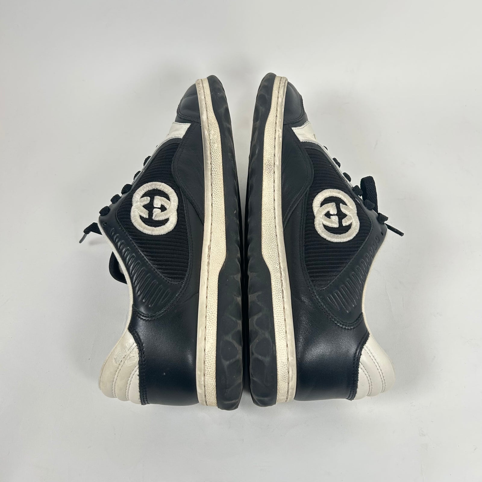 Gucci Black/White Mac 80 Sneaker Size GG 7