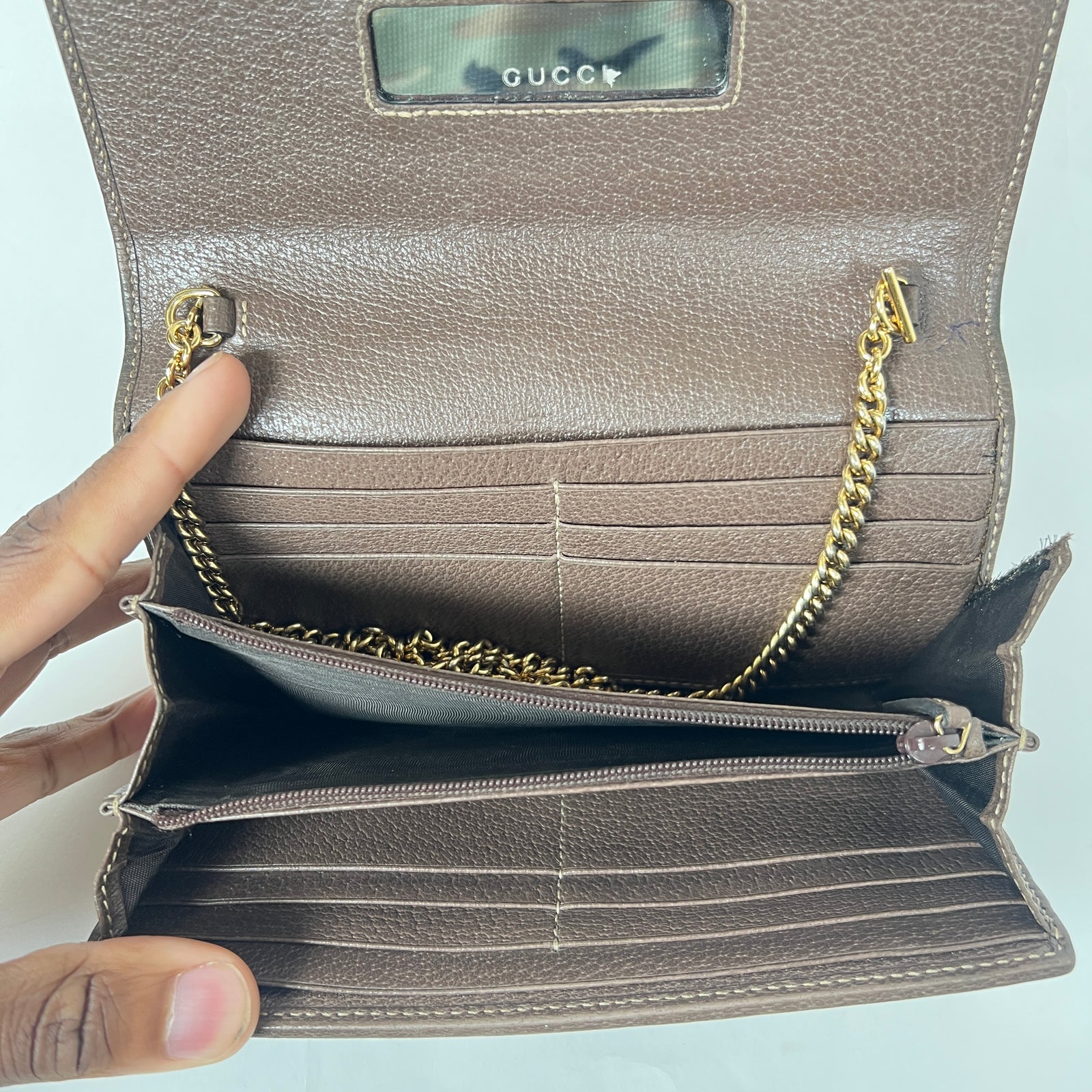 Gucci Ophida GG Wallet On Chain Bag