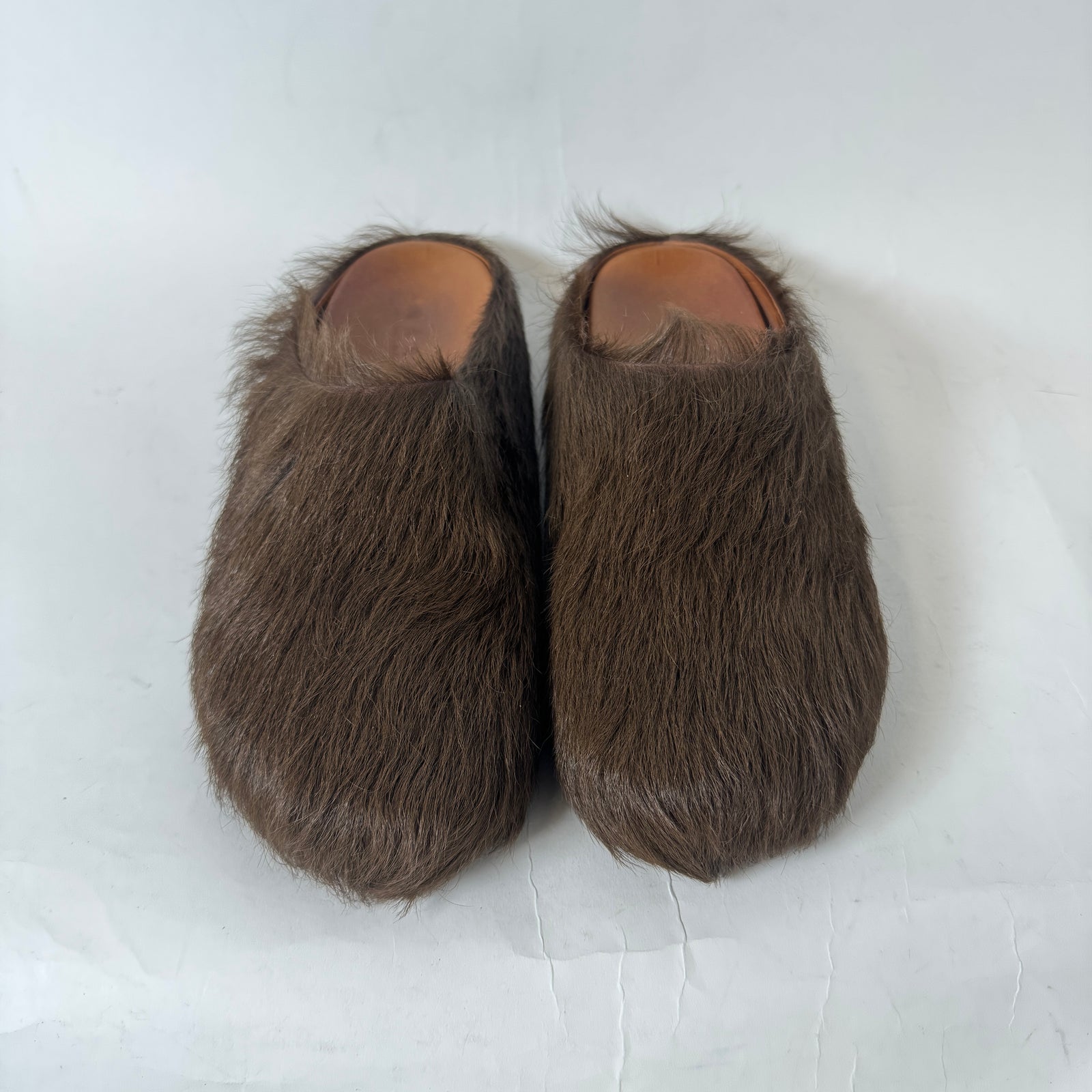 Marni Brown Fussbet Mules Size 47