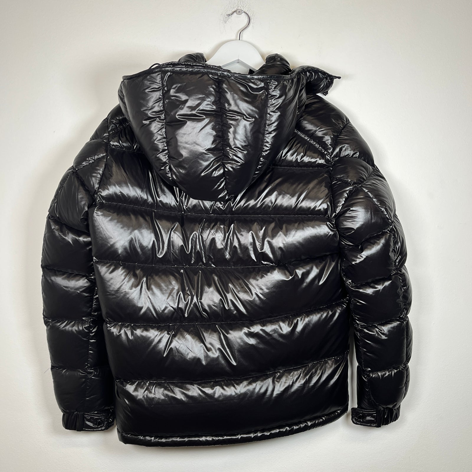 Moncler Black Maya Giubbotta Jacket Size 4