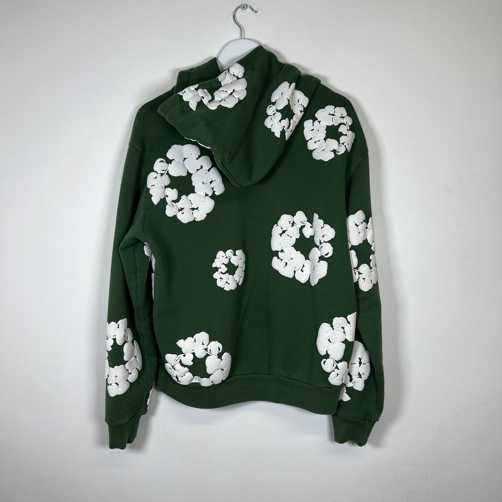 Green Denim Tears Wreath Hoodie Size S