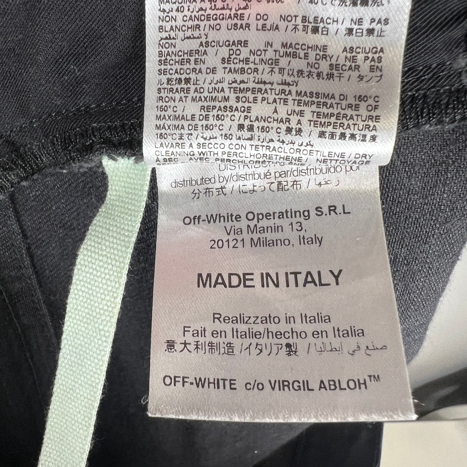 Off-White Black Waxed Jeans Size 32