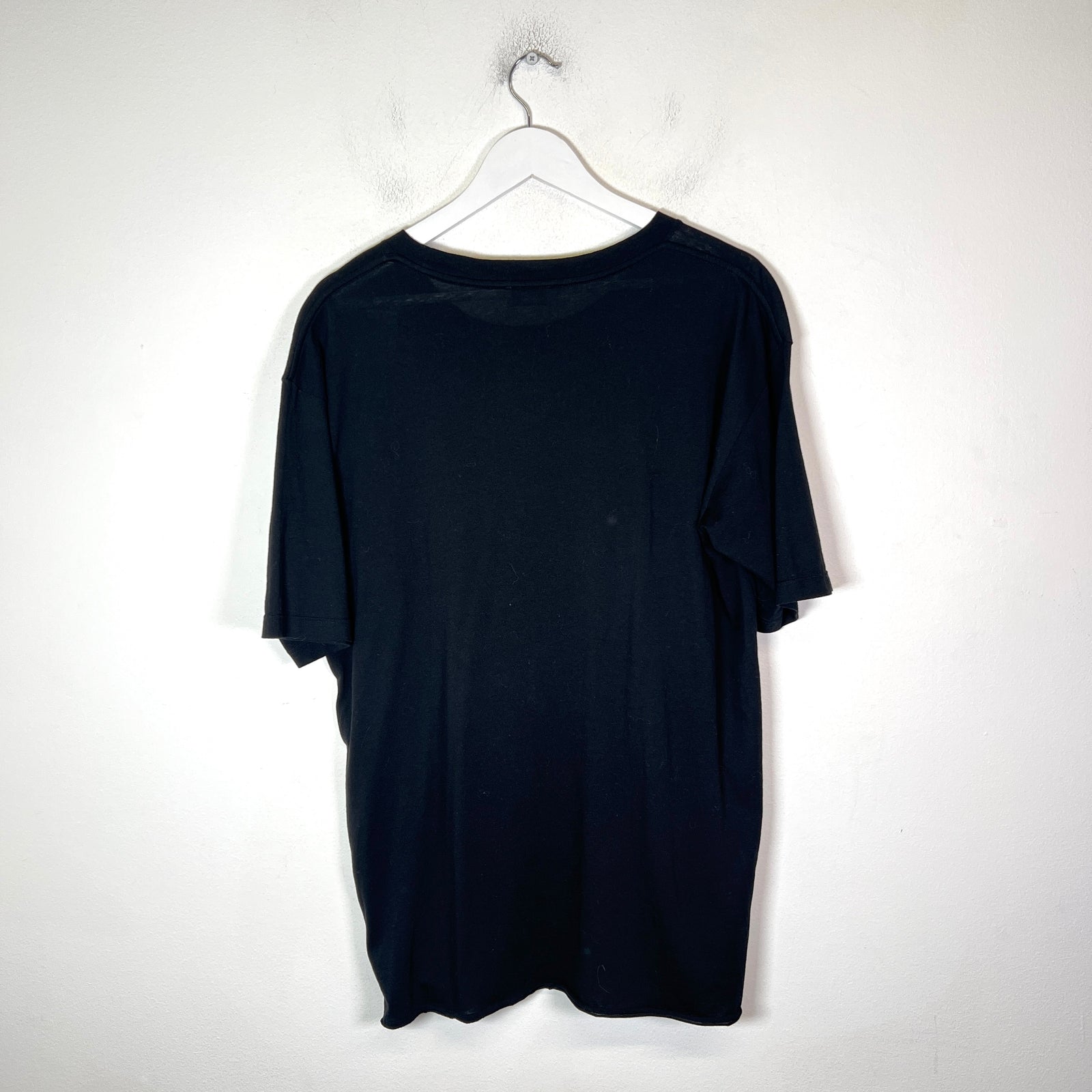 Saint Laurent Black Script Logo T-Shirt Size L