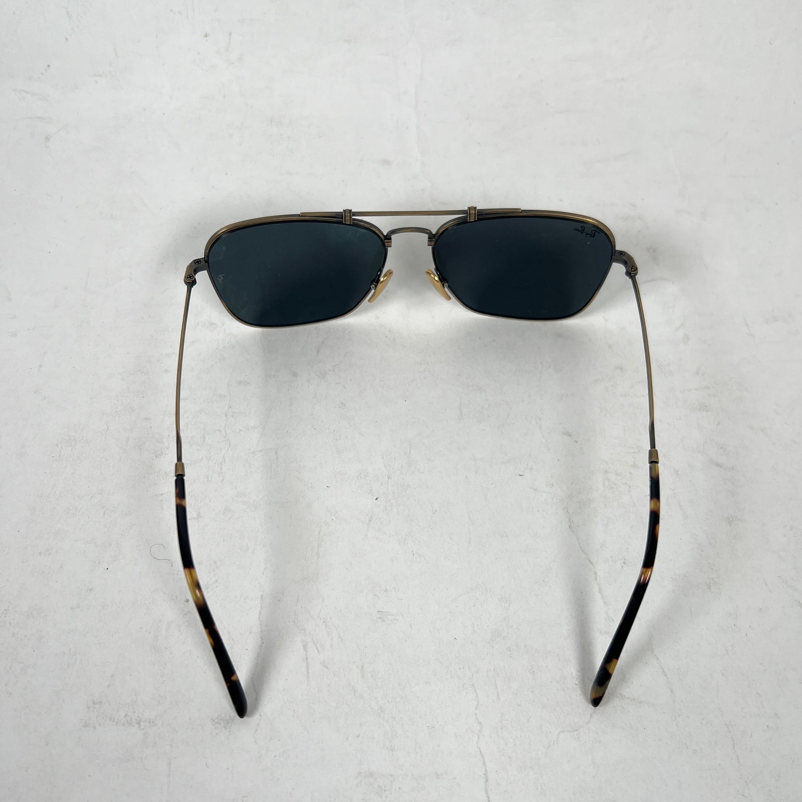 Ray Ban Caravan Titanium Black/Bronze Sunglasses