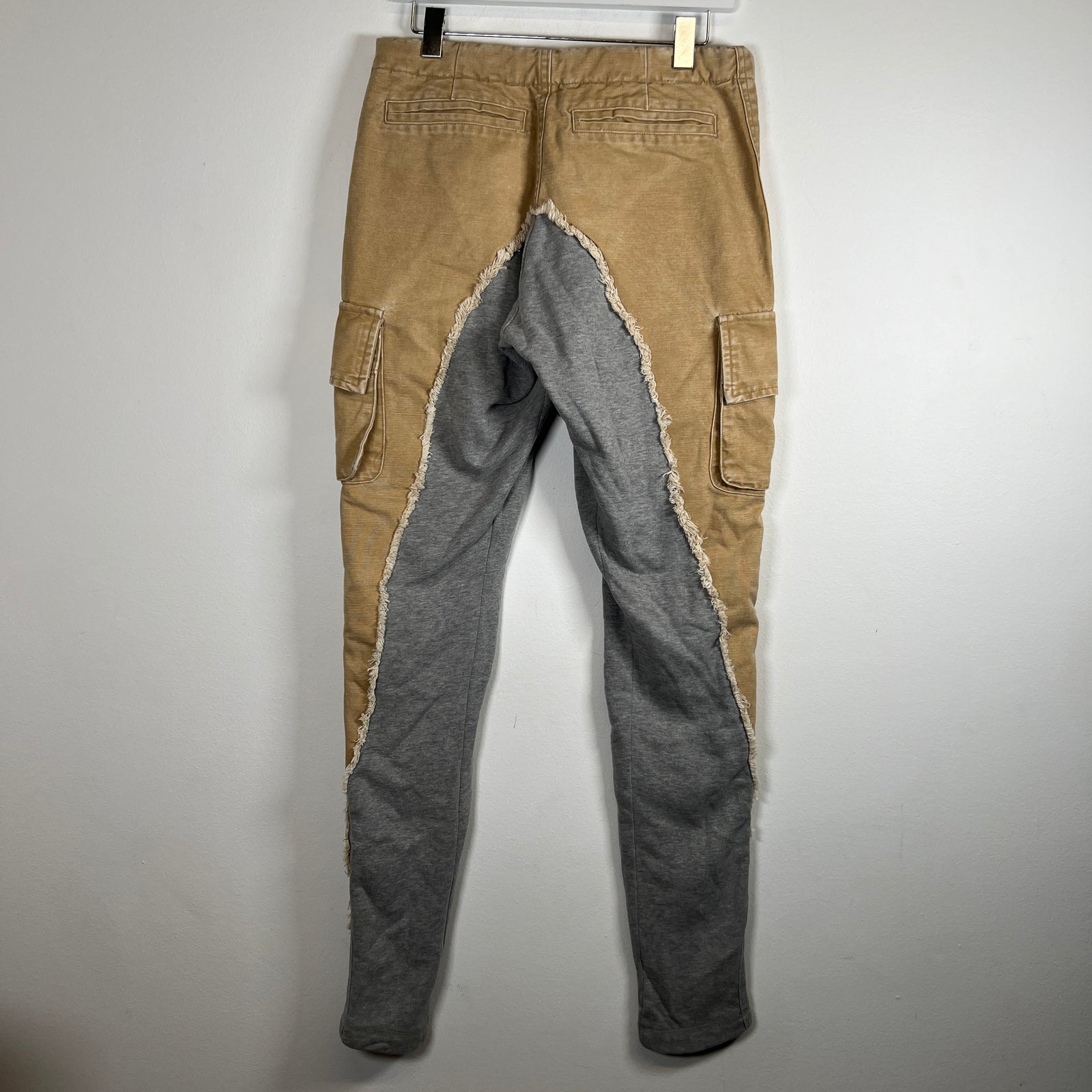 Greg Lauren Tan Hybrid Cargo Pants Size 30