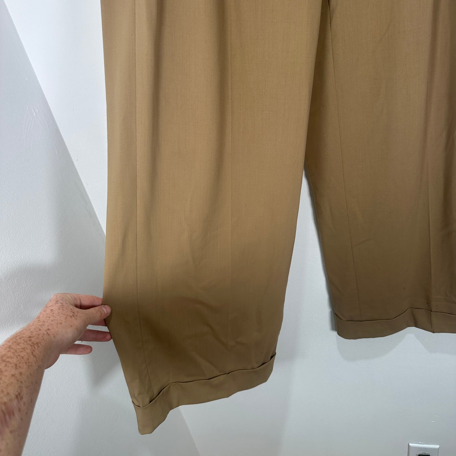 Hermes Wide Leg Suit Pants Size 32