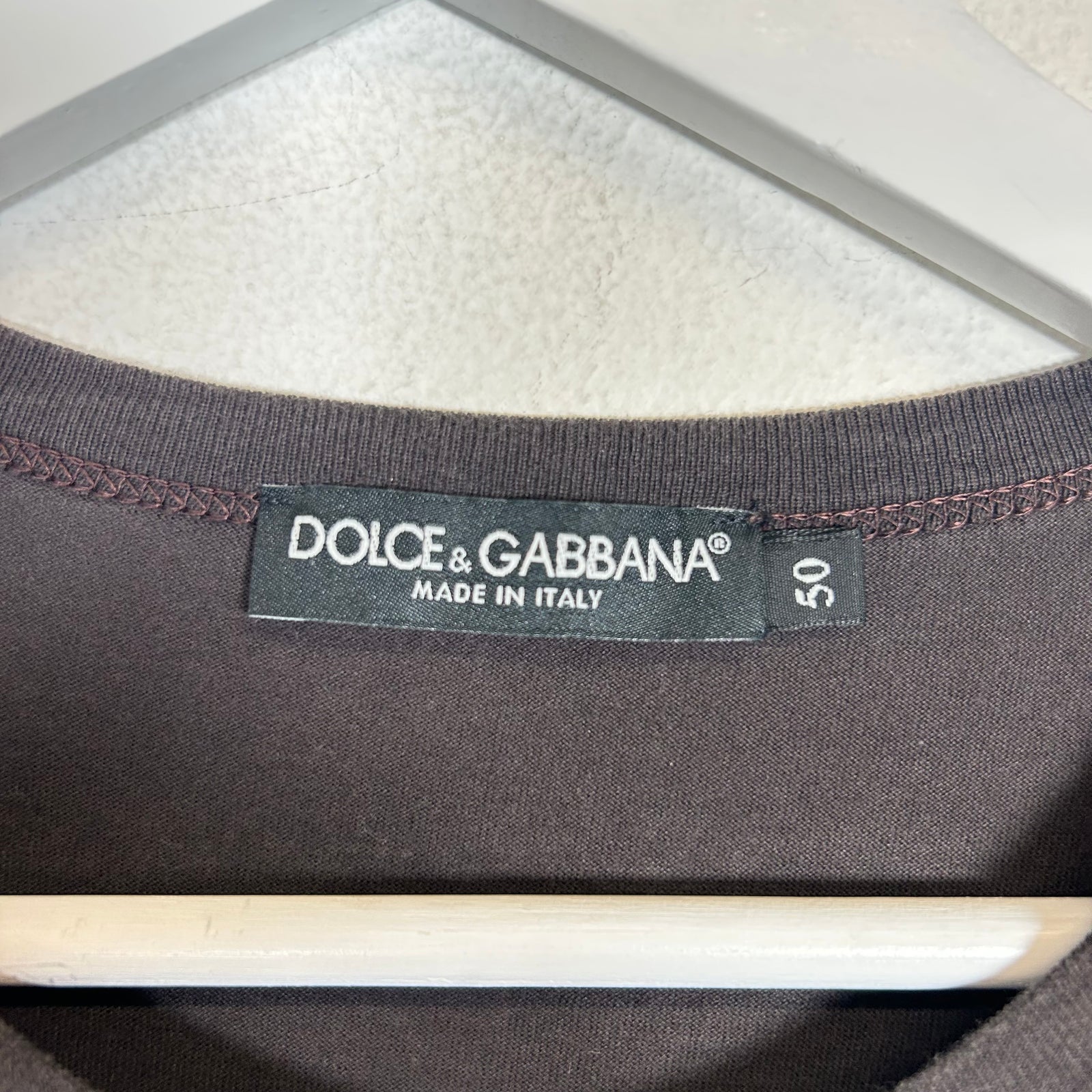 Dolce & Gabbana Brown Scarface T-Shirt Size M