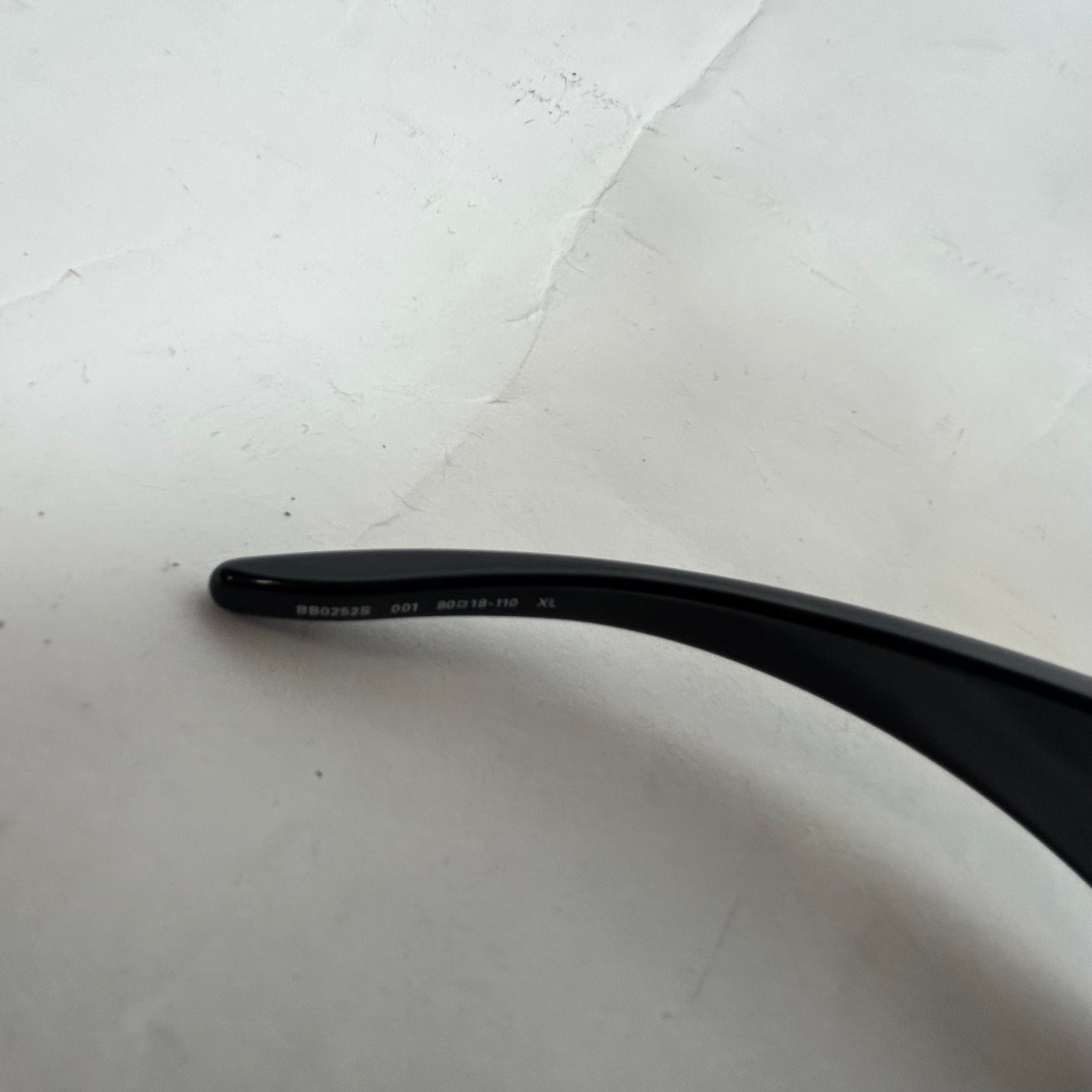 Balenciaga Black Skin Cat Runway Sunglasses