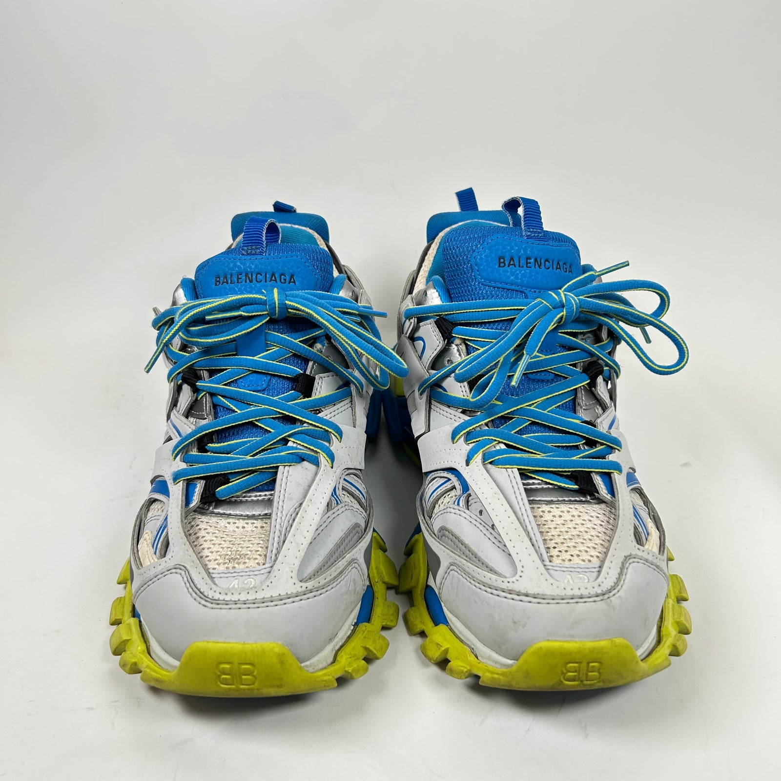 Balenciaga Blue/Green Track Sneaker Size 42
