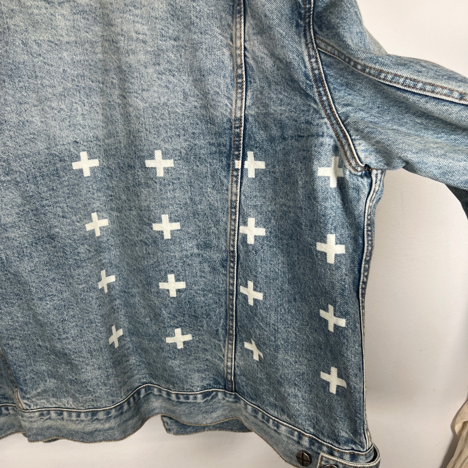 Ksubi Lightwash Denim Jacket Size XXL