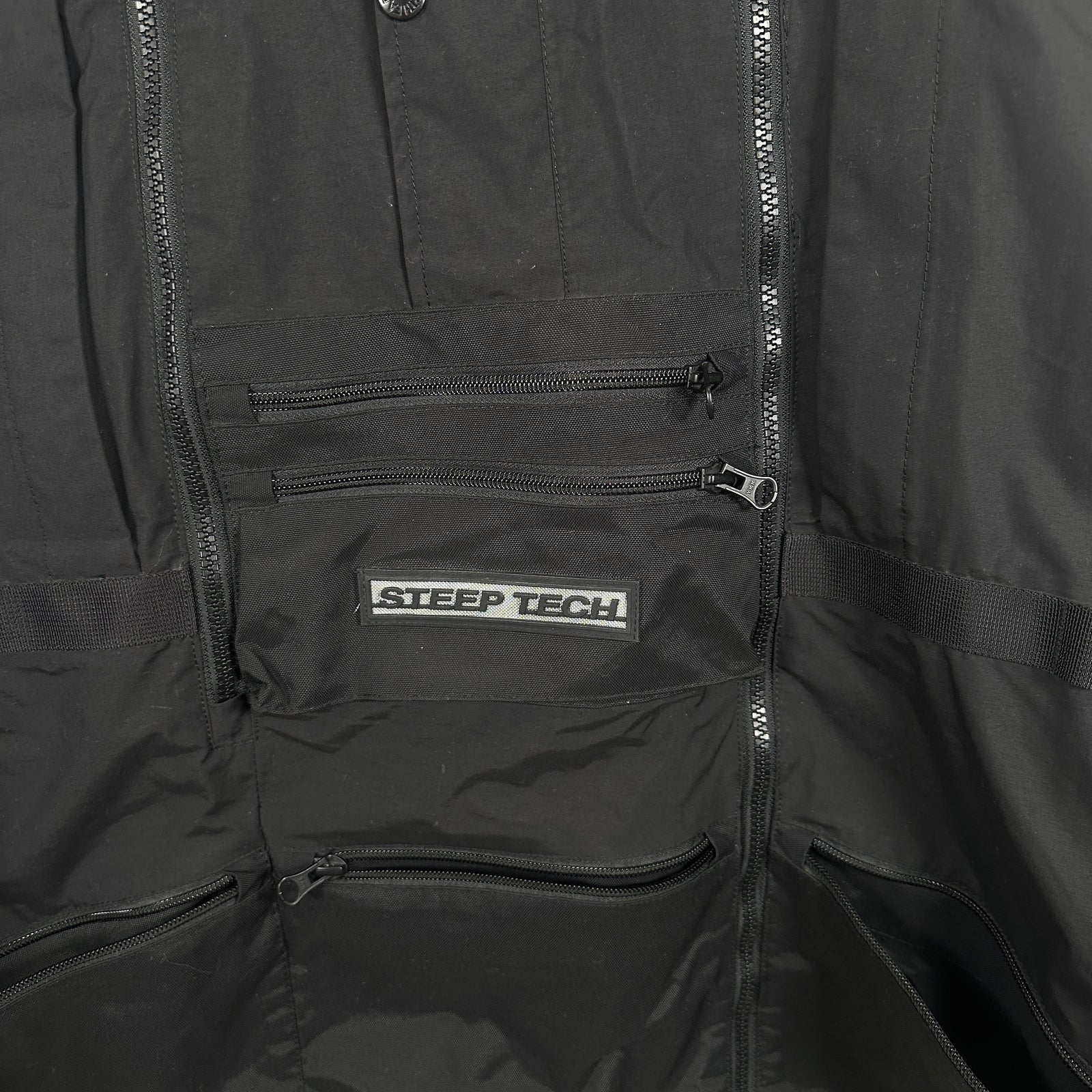 Supreme x The North Face Black Steep Tech Windbreaker Size XL