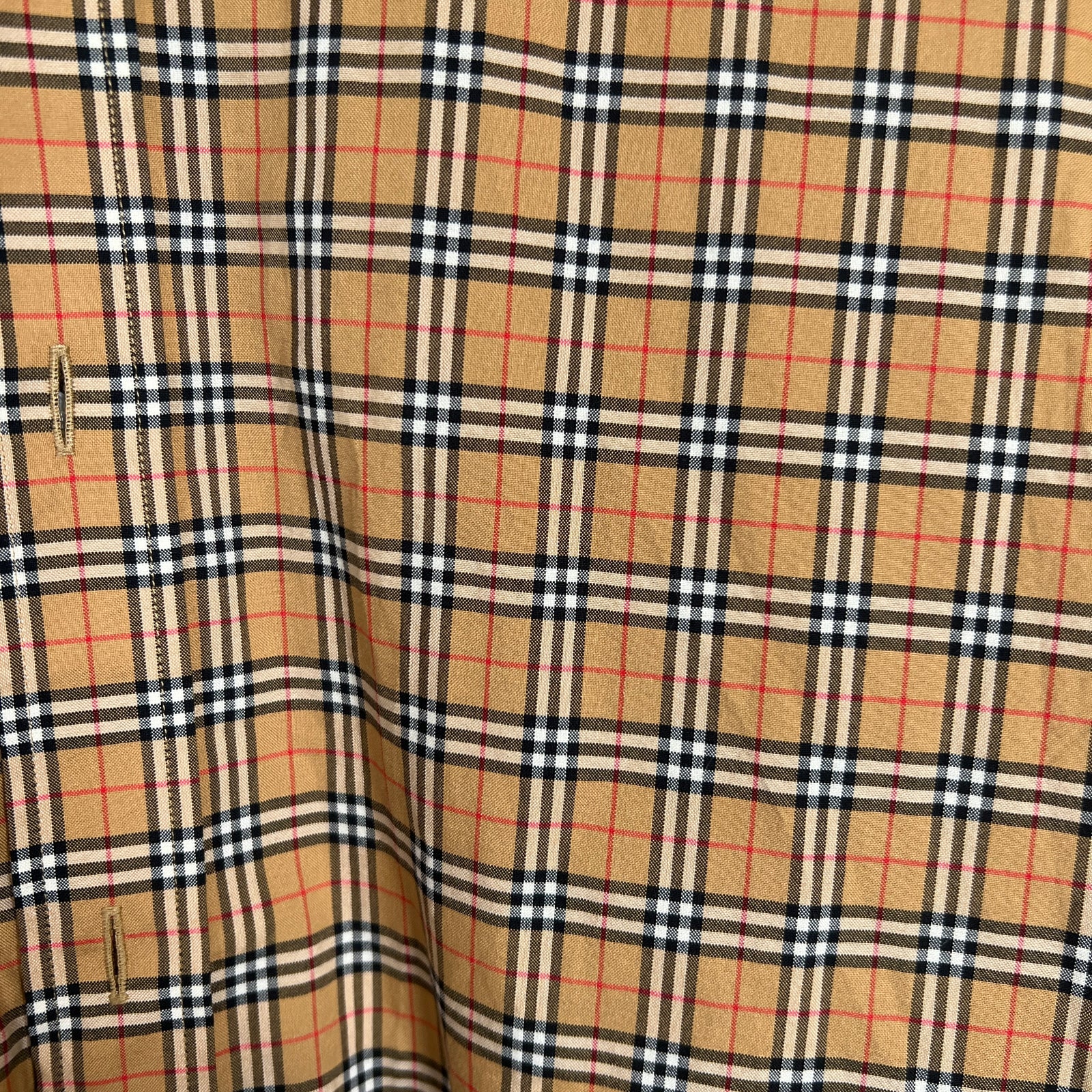 Burberry Plaid Check Shirt Size 2XL