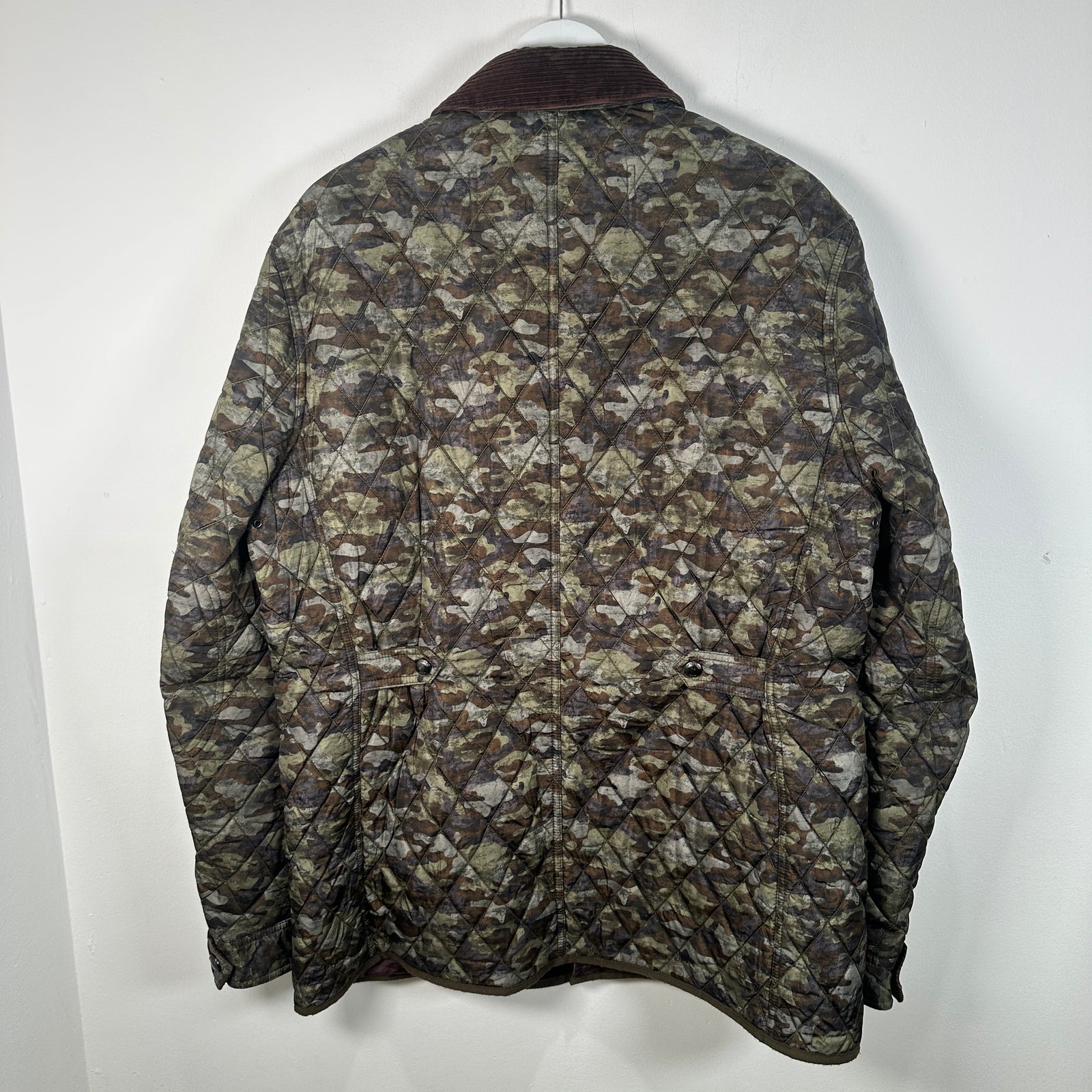 Burberry Camo Quilted Jacket Size XL