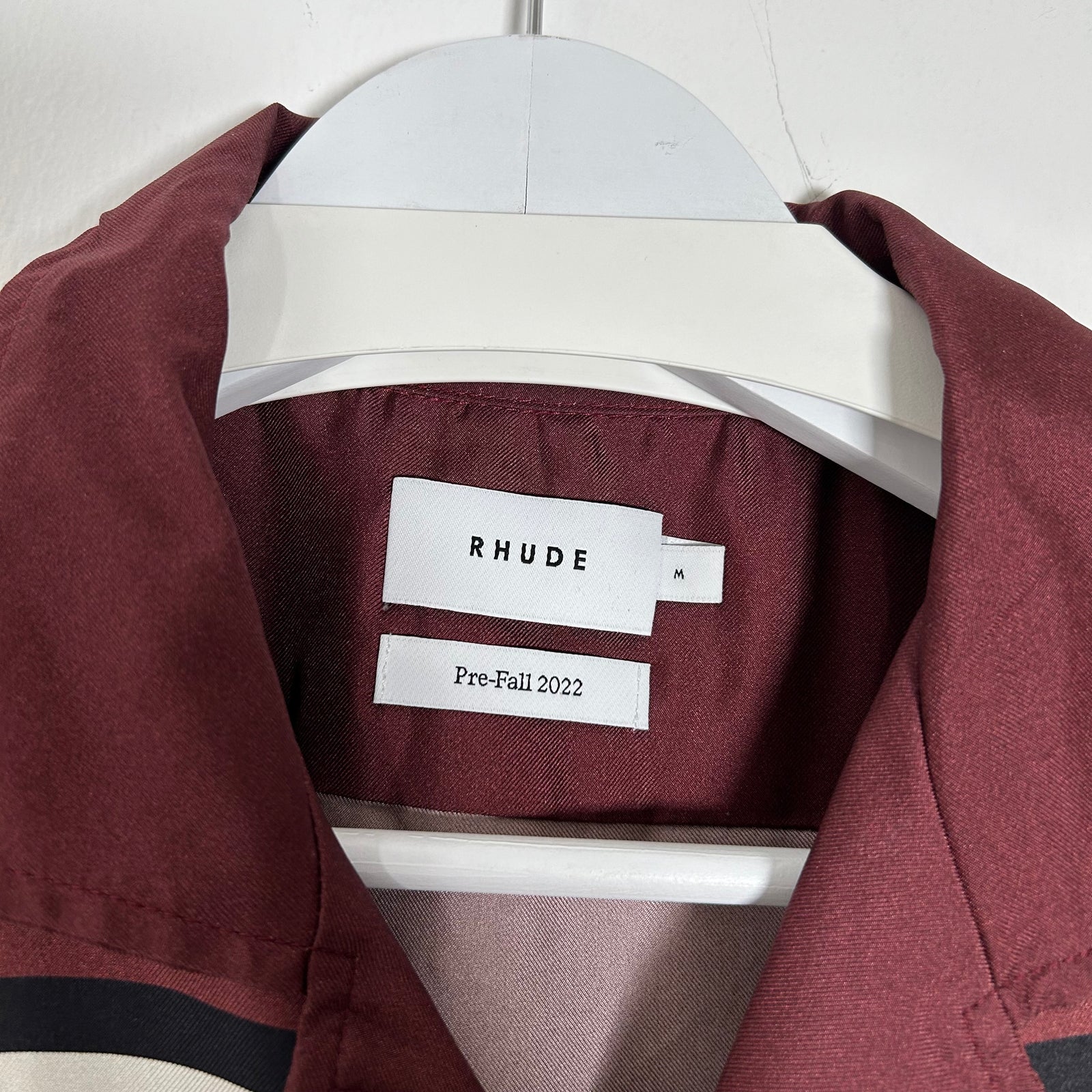 Rhude World Champ Racing Silk Shirt Size M