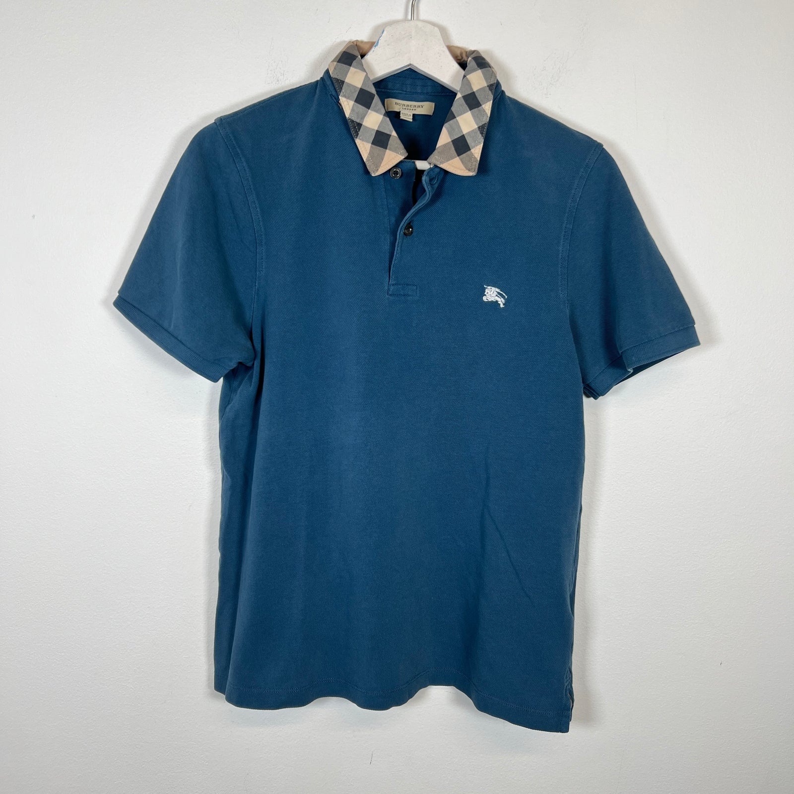 Burberry Vintage Navy Polo Size M