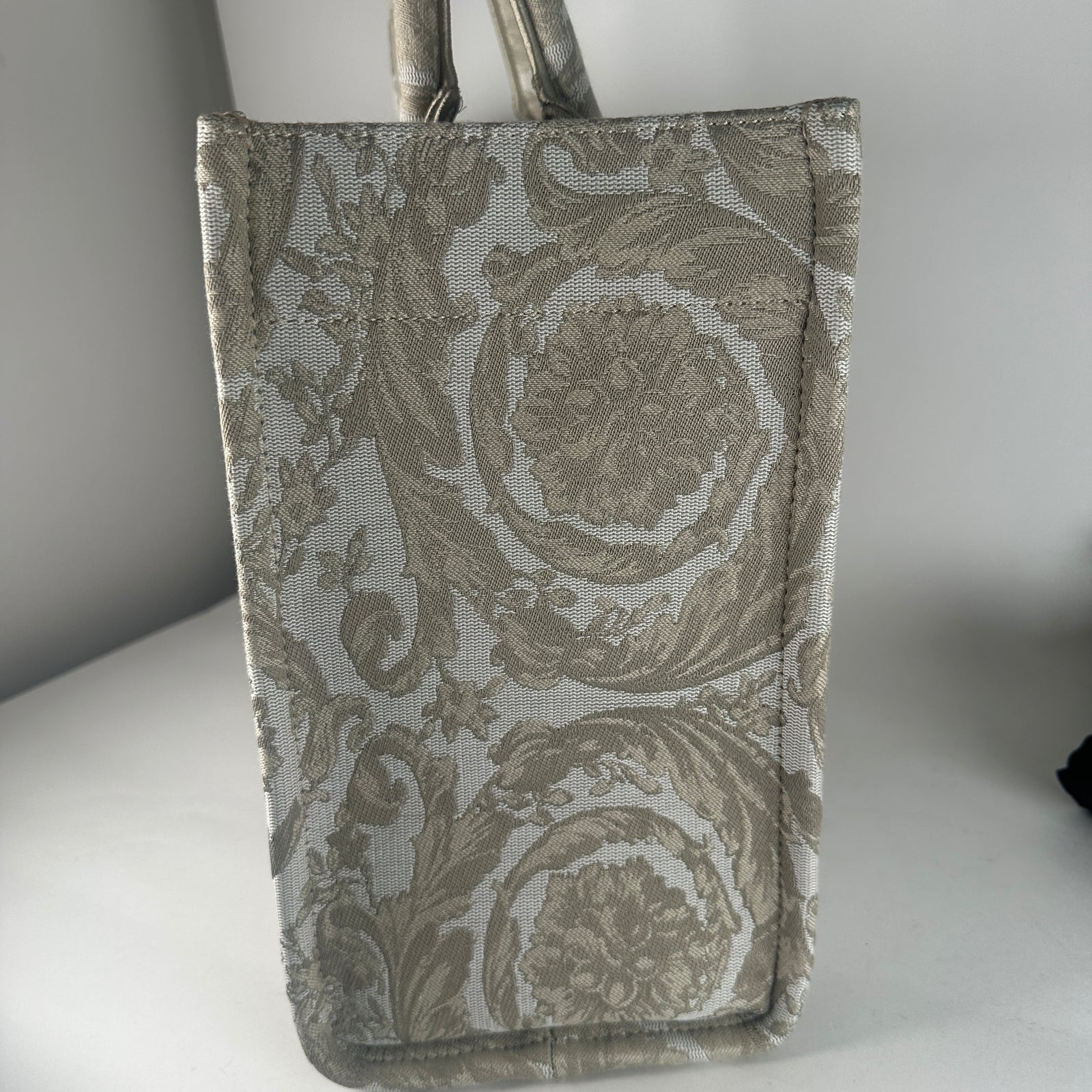 Versace Tan Barocco Athena Tote Bag