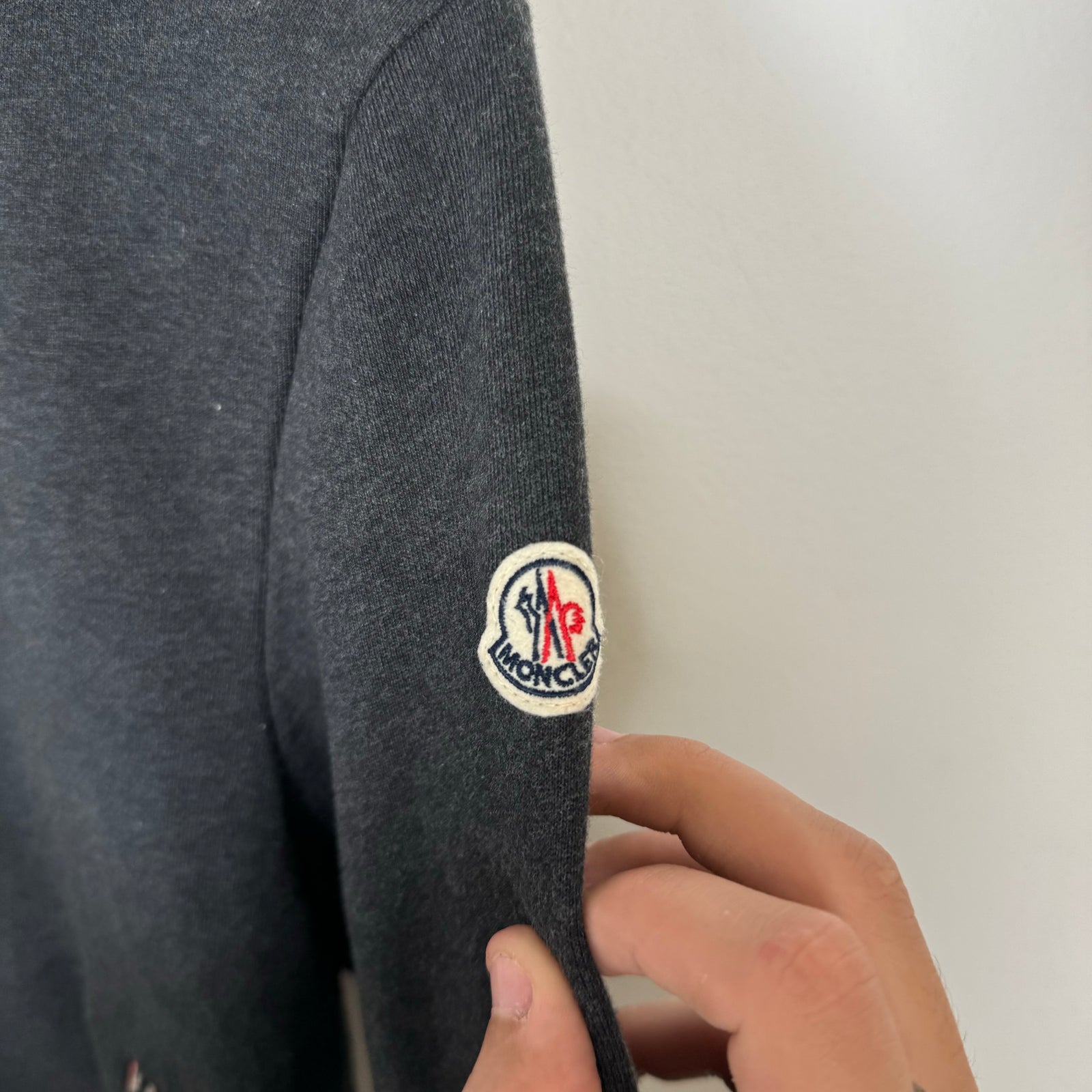 Moncler Grey Maglia Cardigan Size M