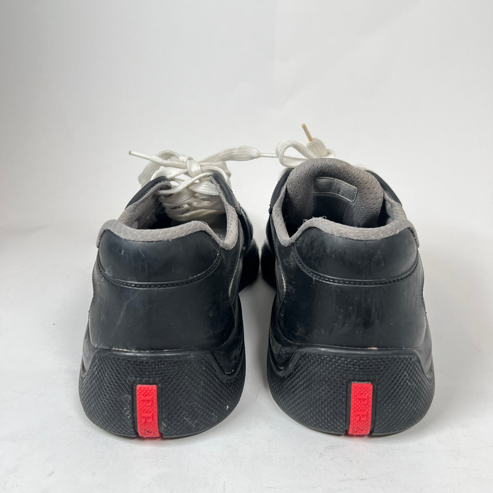 Prada Black Rubber America Cups Size 42