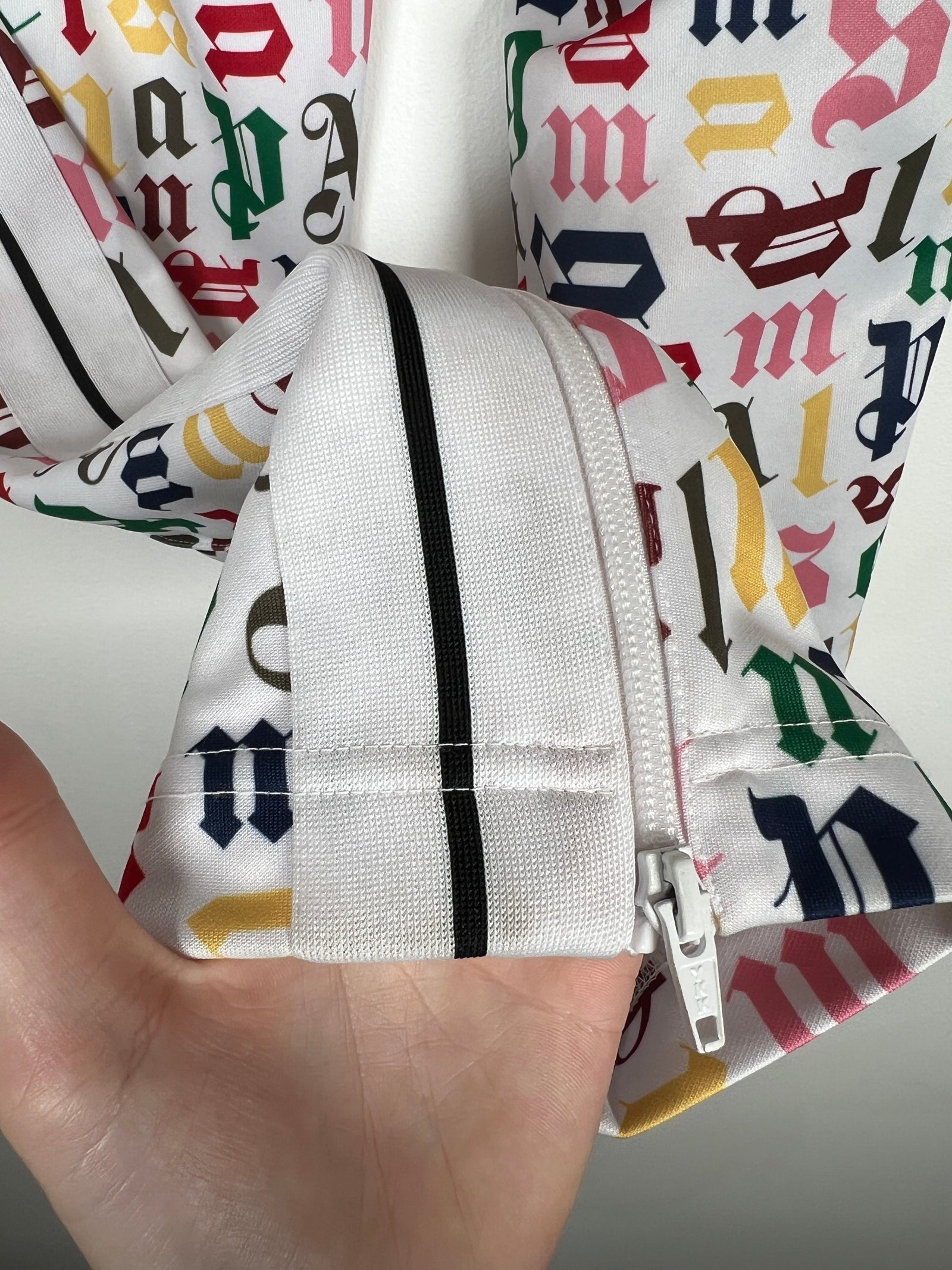 Palm Angels All-Over Letter Track Pants Size S